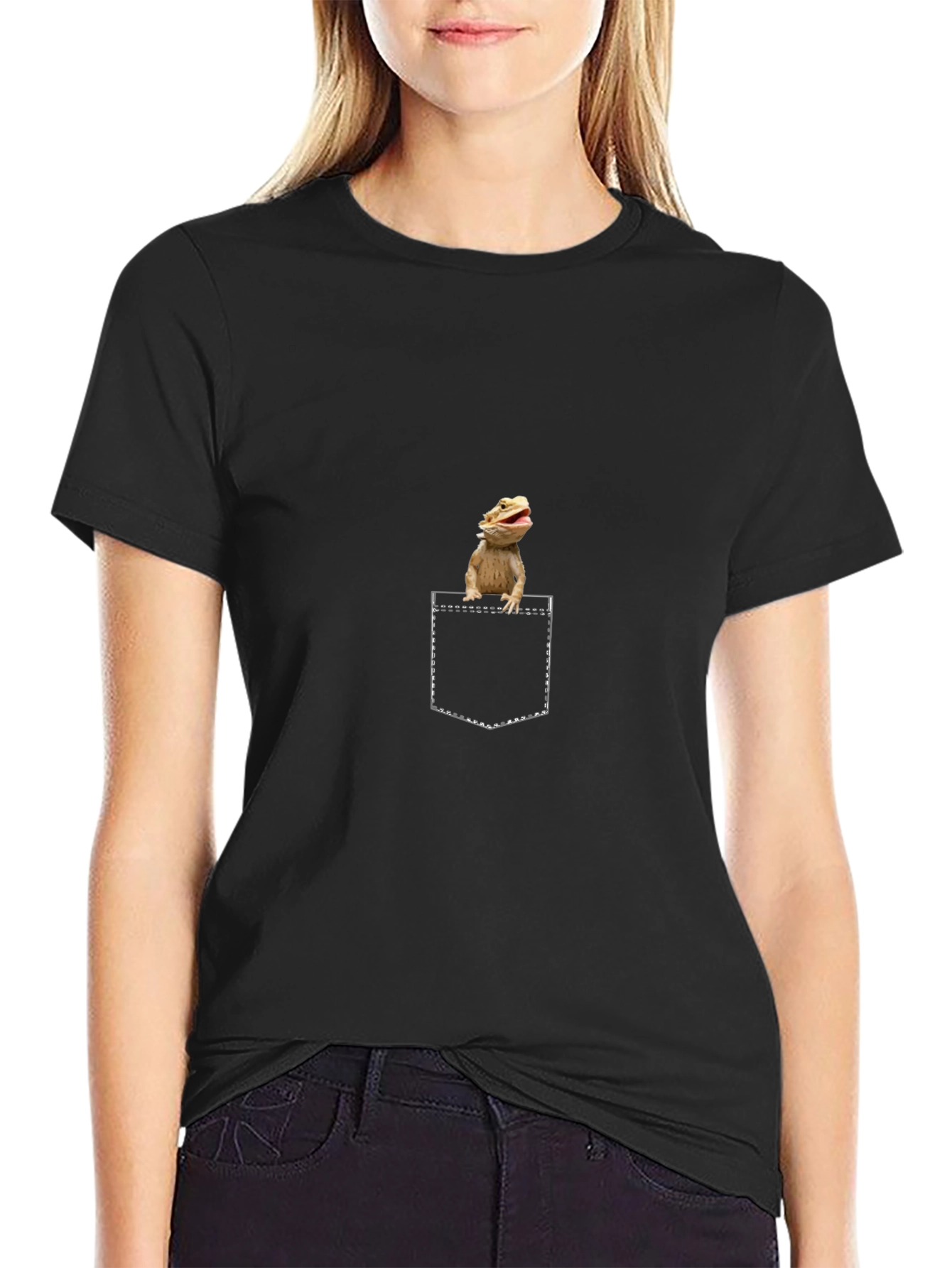 Bearded Dragon Pocket T-Shirt