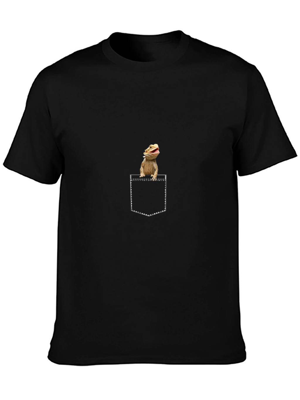 Bearded Dragon Pocket T-Shirt