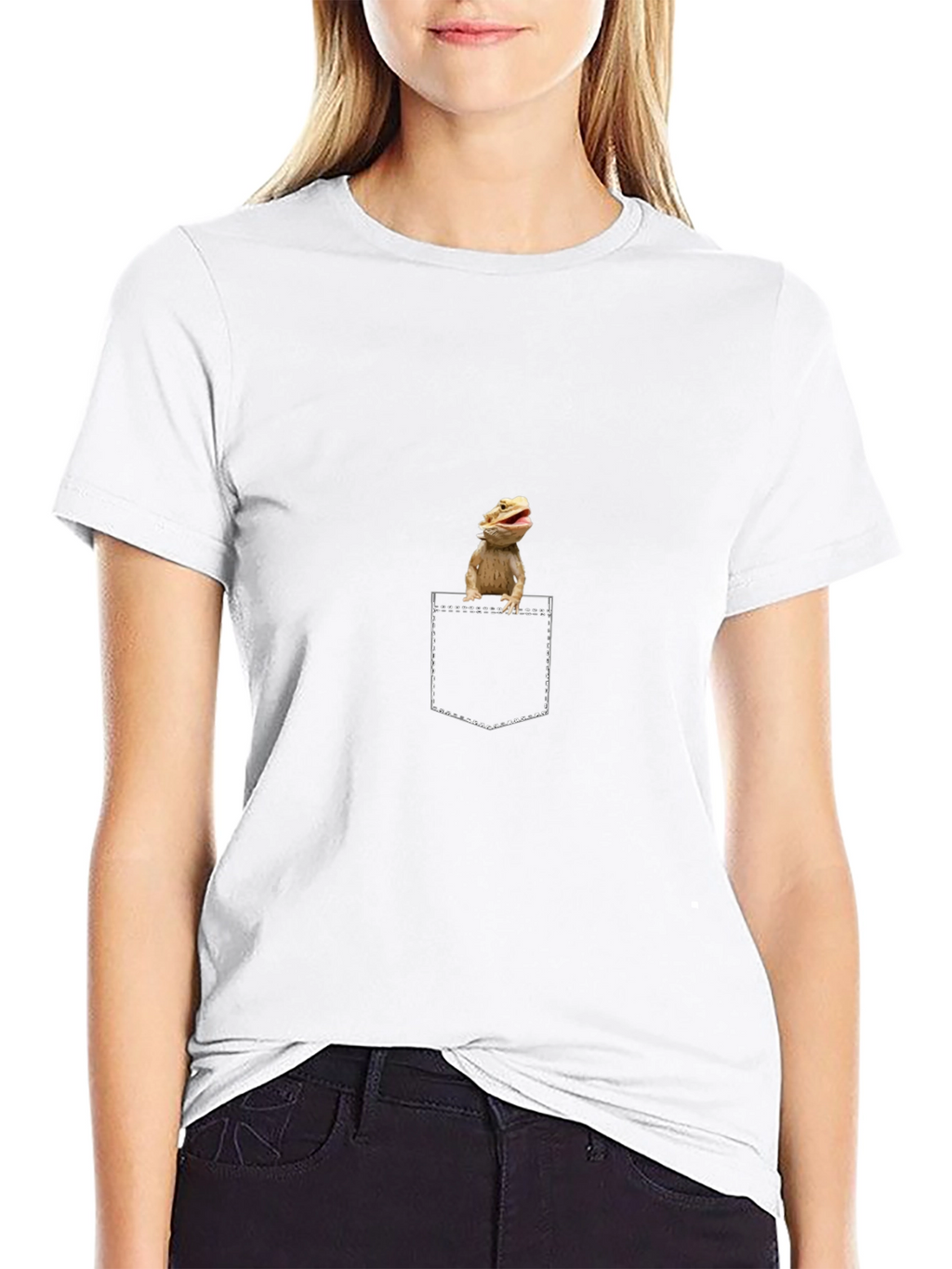 Bearded Dragon Pocket T-Shirt