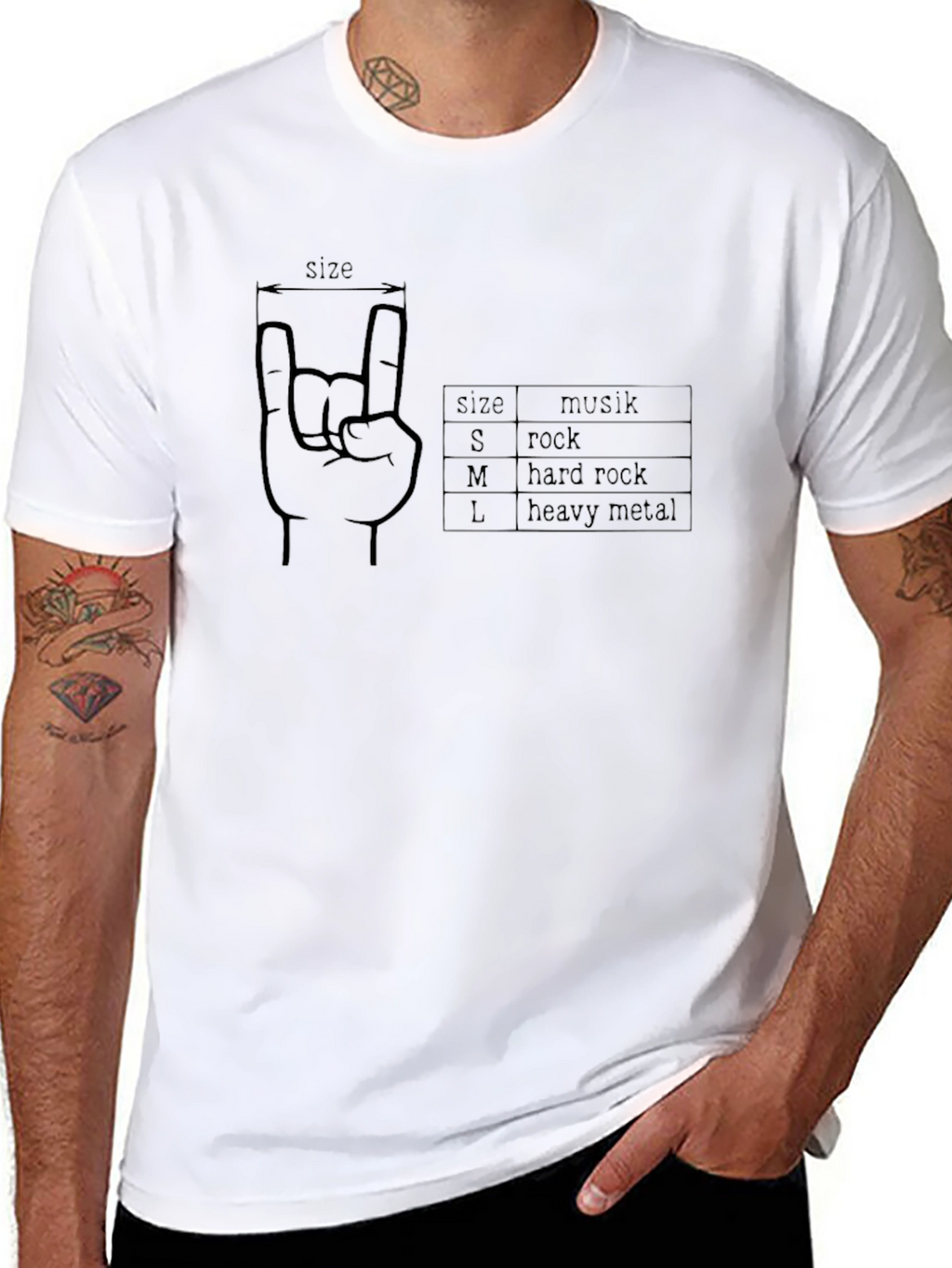 Rock Music Graphic T-Shirt