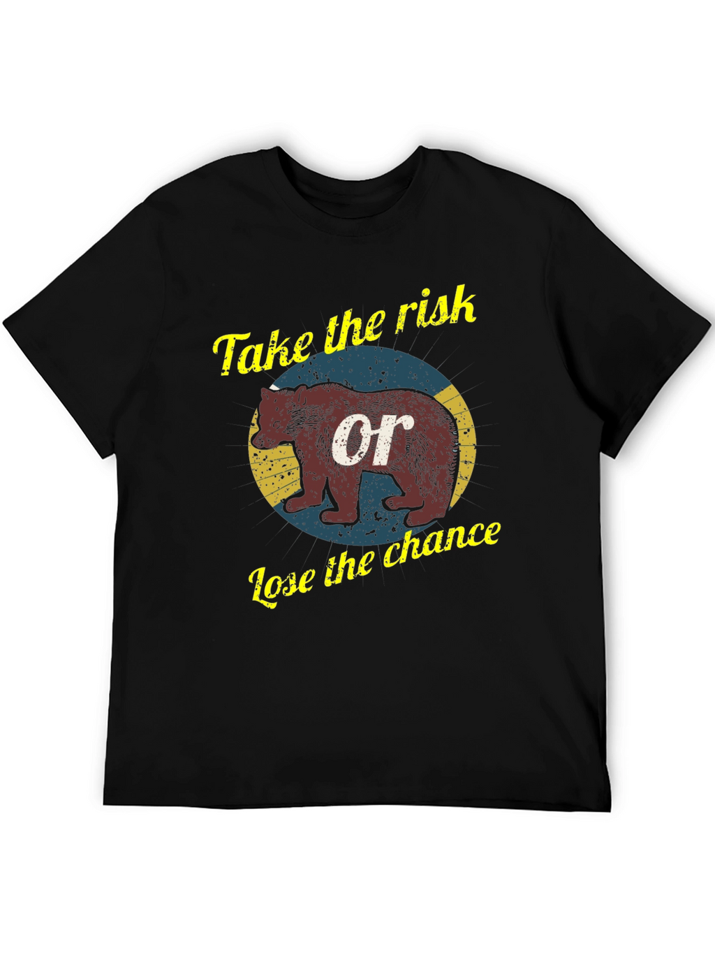 Risk Taker Graphic Tee - Bear Design