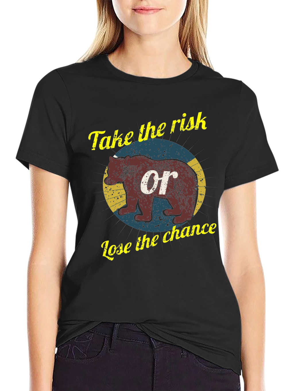 Risk Taker Graphic Tee - Bear Design