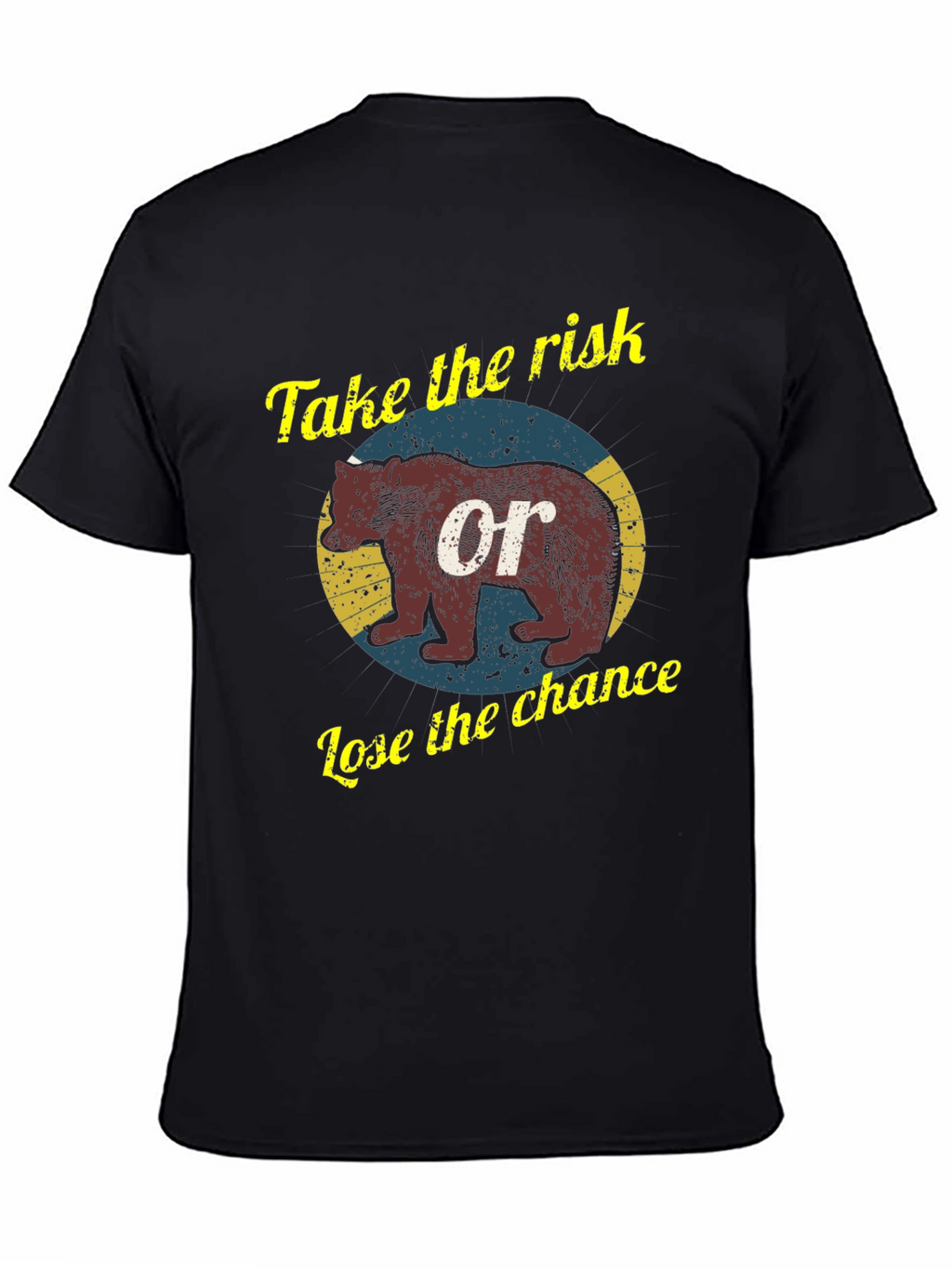 Risk Taker Graphic Tee - Bear Design