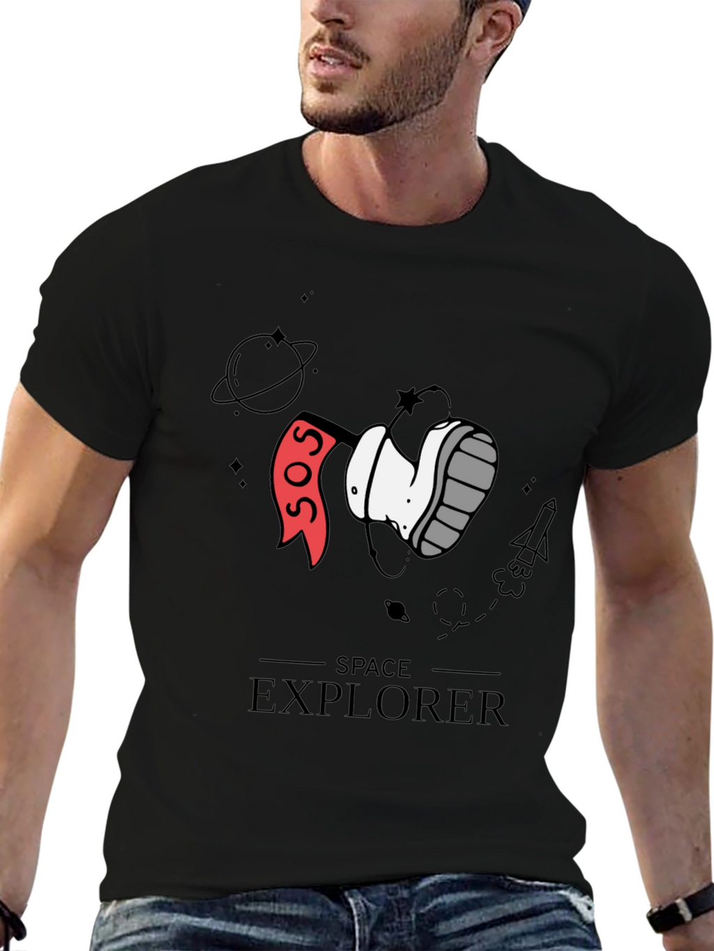 Space Explorer Graphic T-Shirt