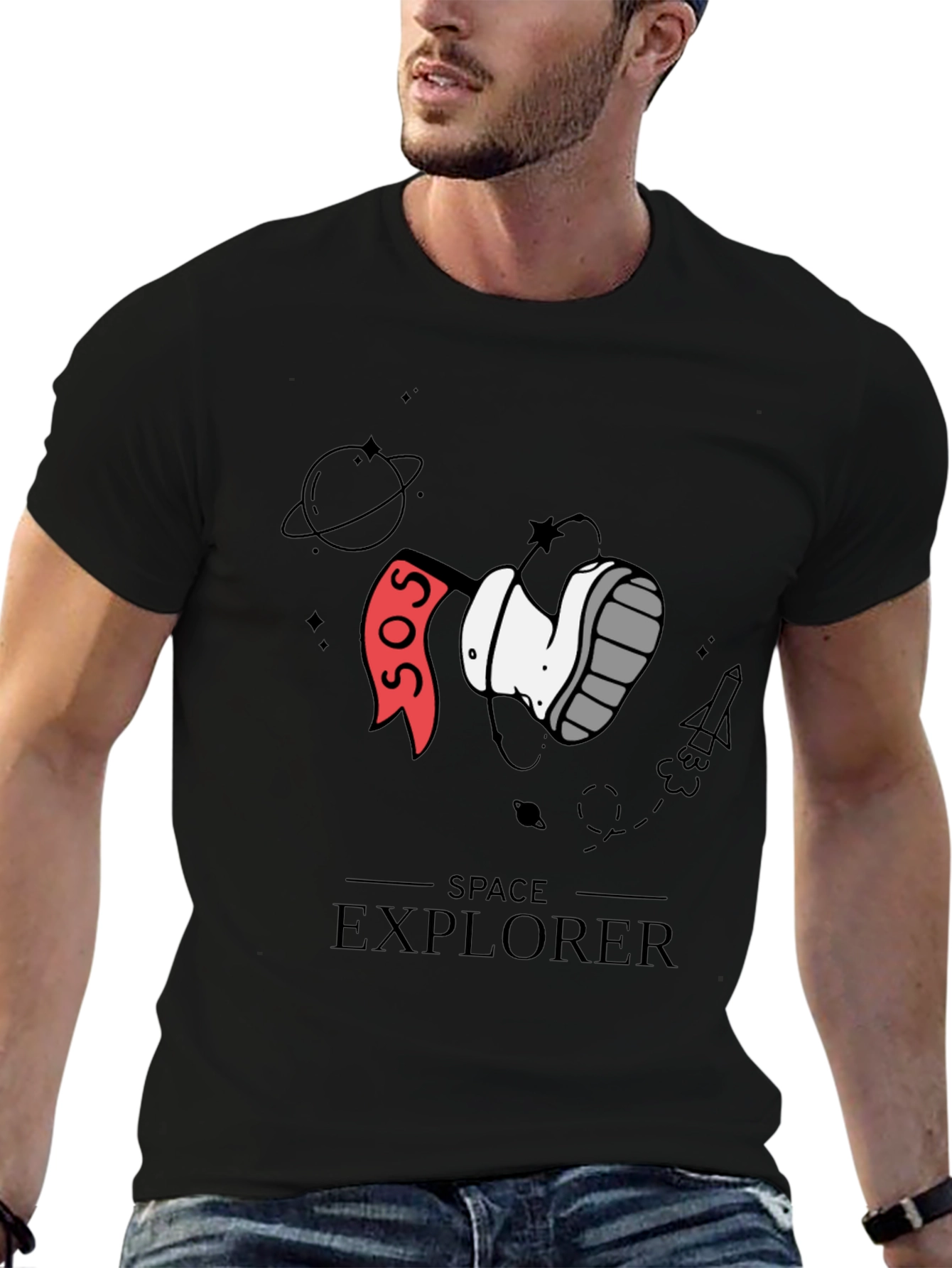 Space Explorer Graphic T-Shirt