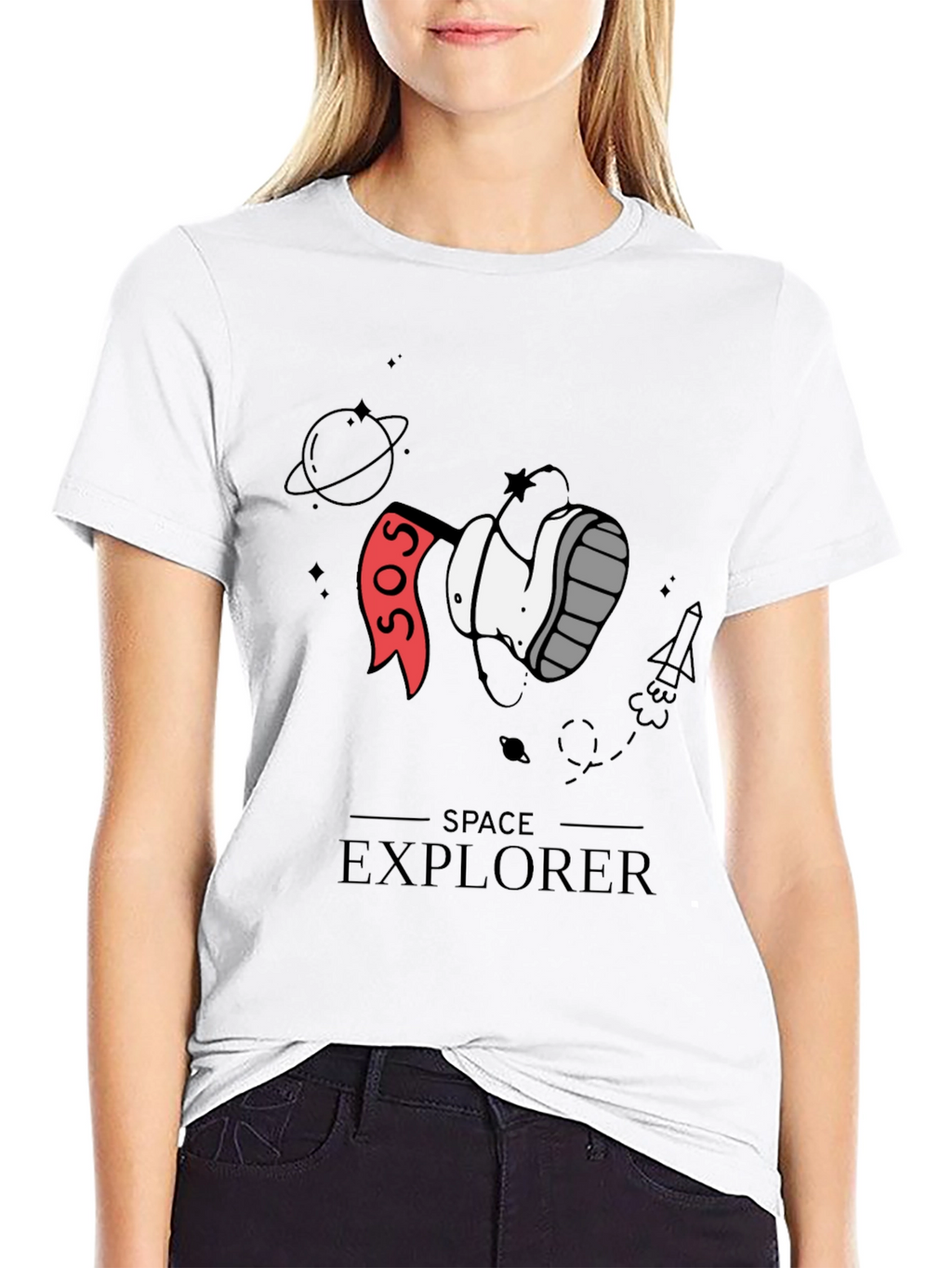 Space Explorer Graphic T-Shirt
