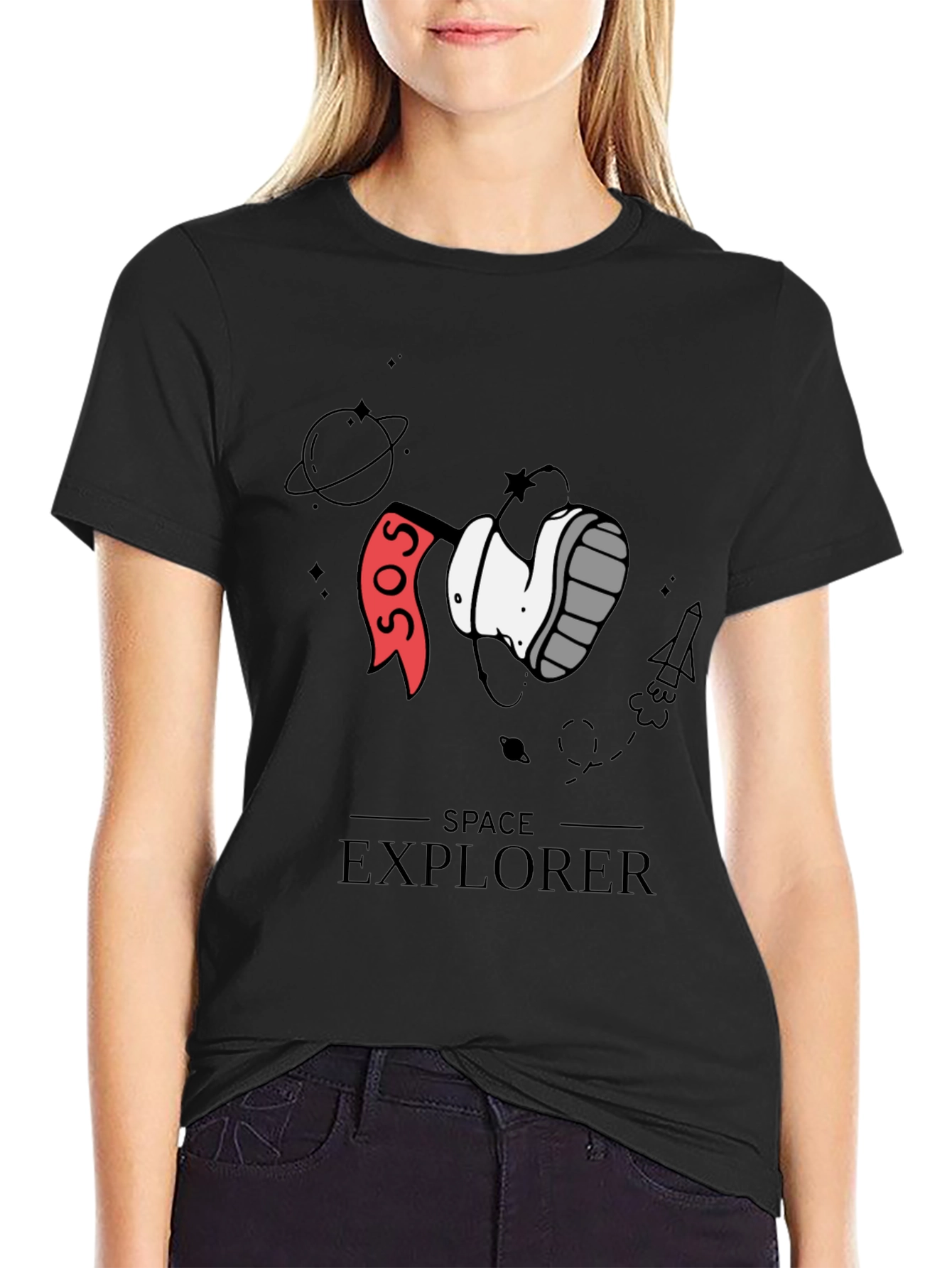 Space Explorer Graphic T-Shirt