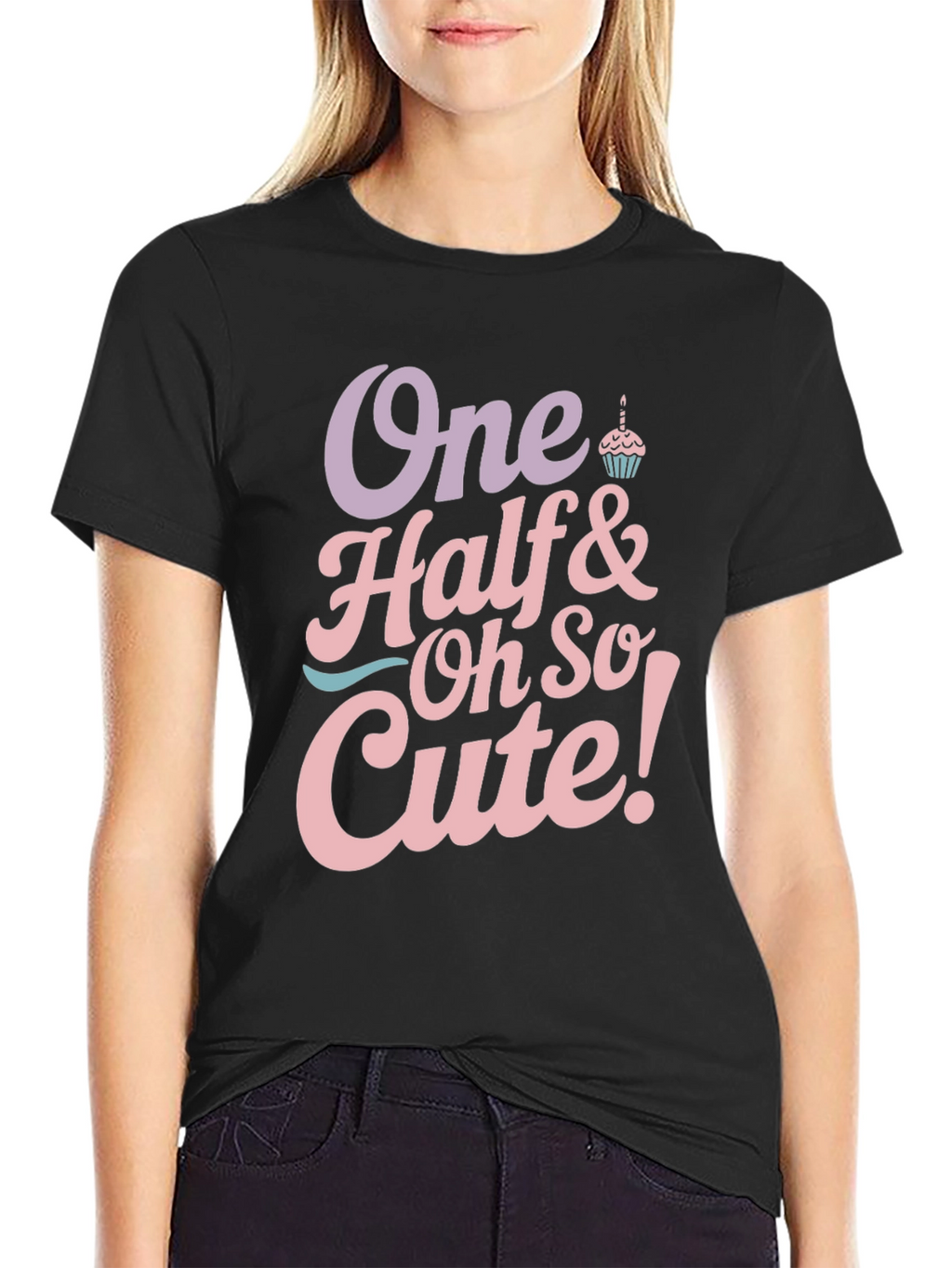 One Half & Oh So Cute Baby Birthday T-Shirt