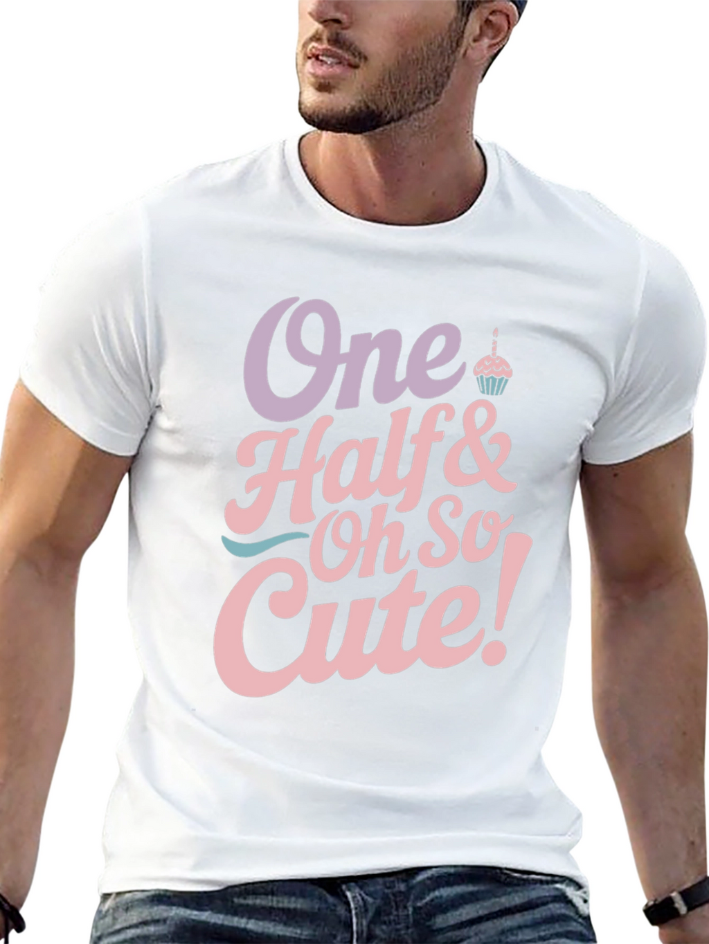 One Half & Oh So Cute Baby Birthday T-Shirt