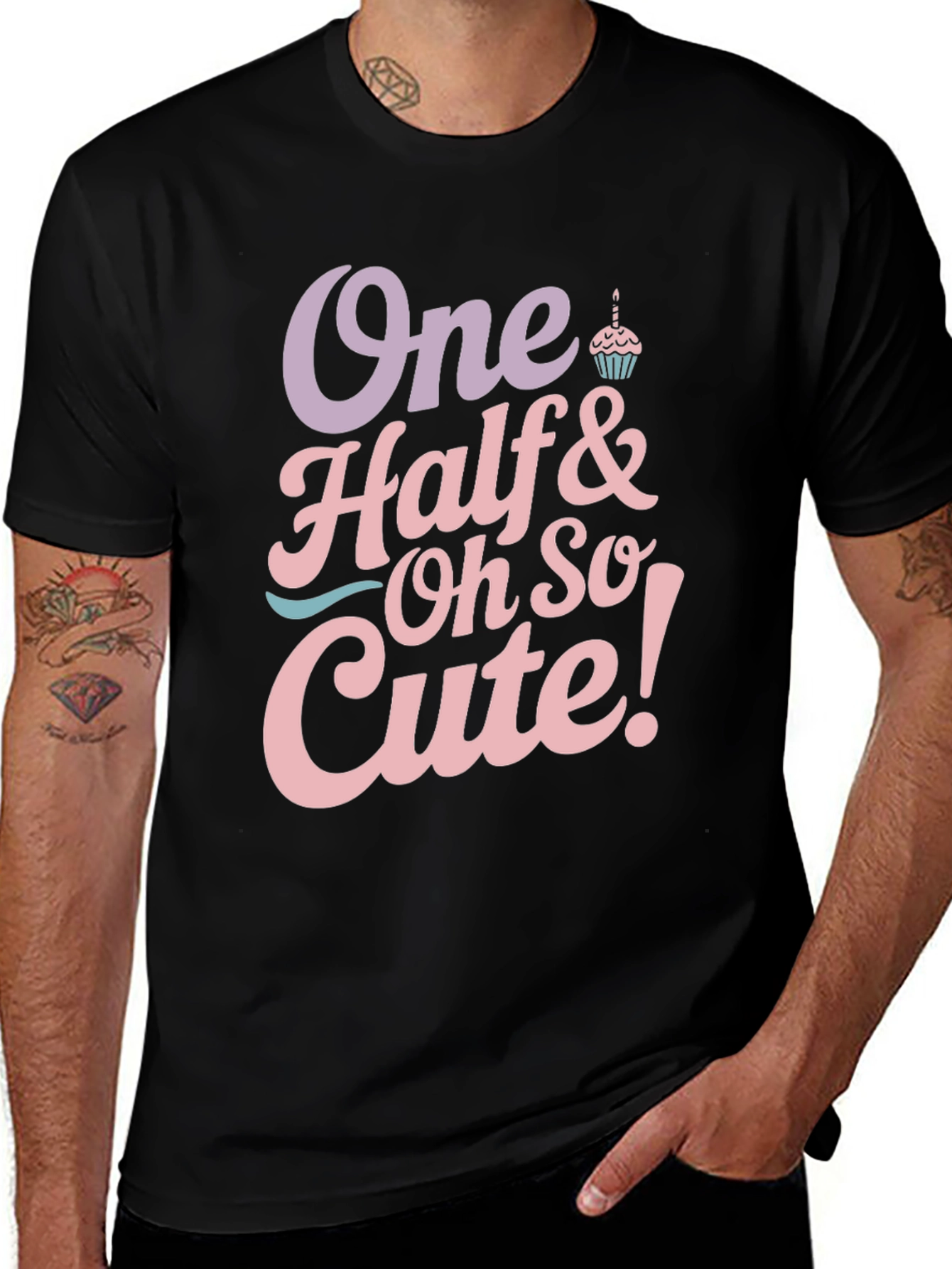 One Half & Oh So Cute Baby Birthday T-Shirt