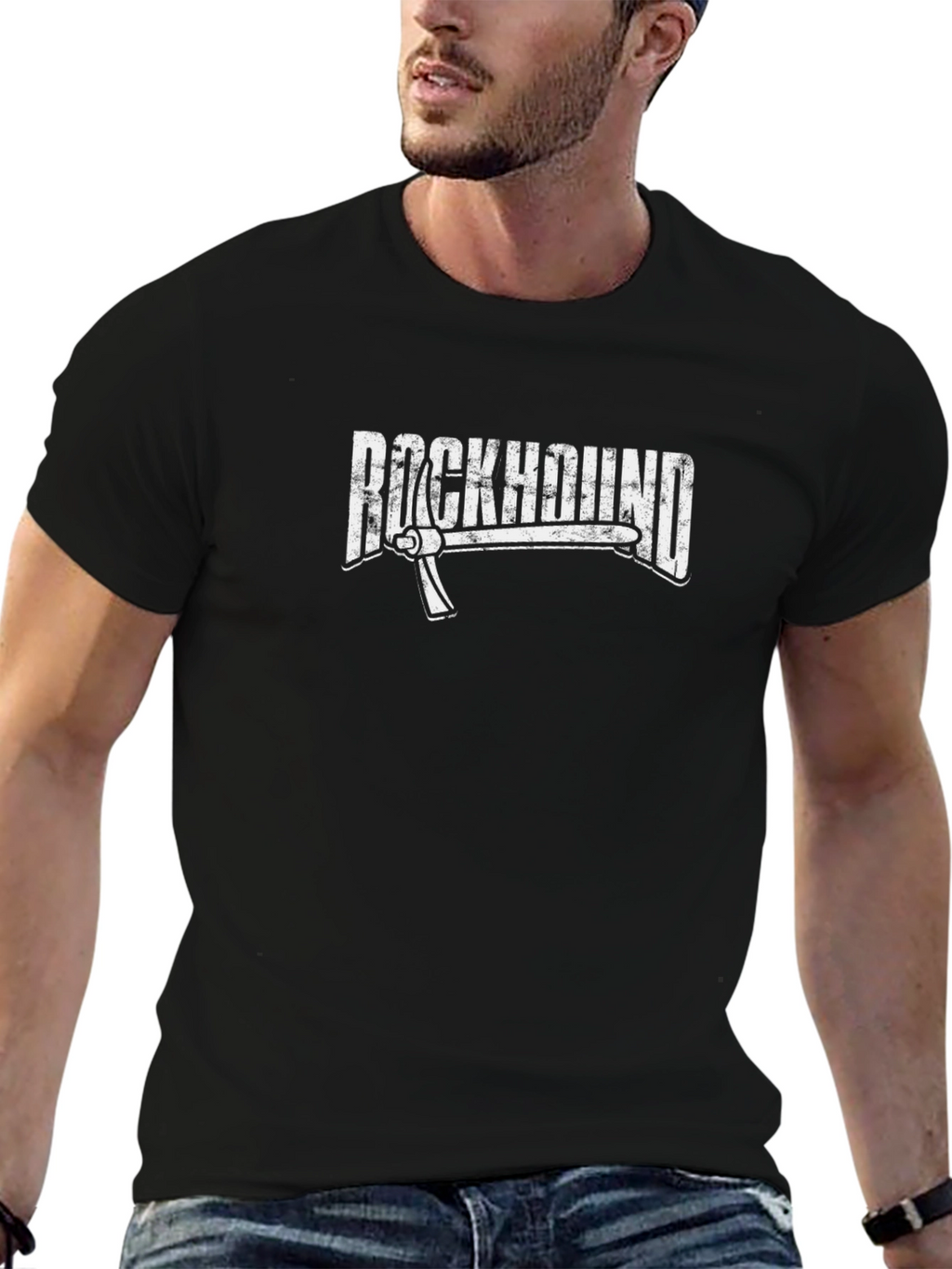 Rockhound Pickaxe T-Shirt - Black