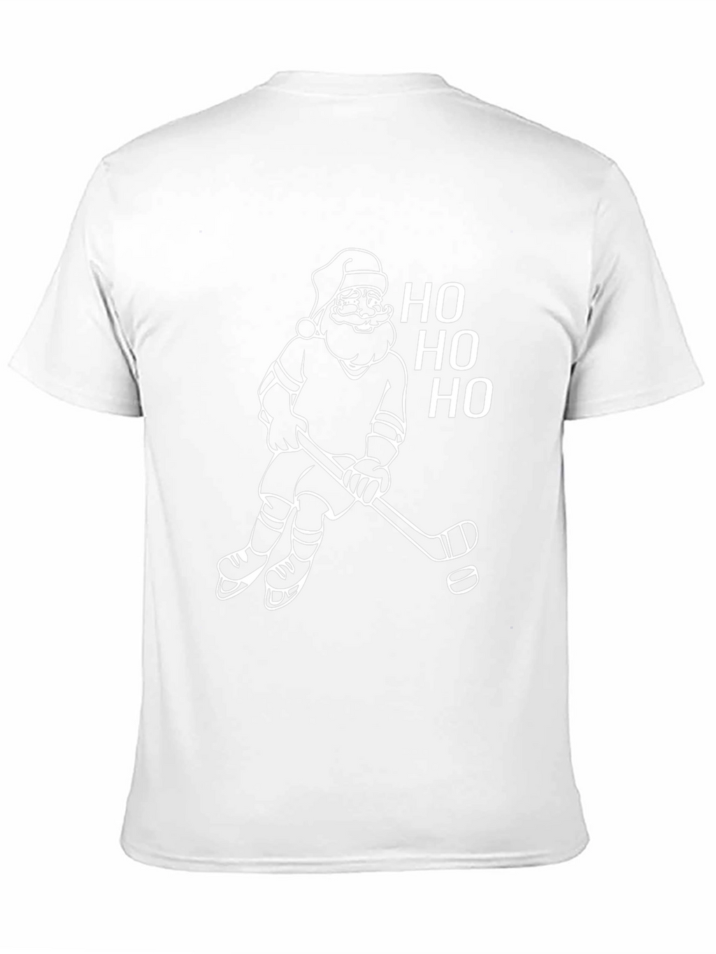 Santa Hockey Christmas T-Shirt - Ho Ho Ho!