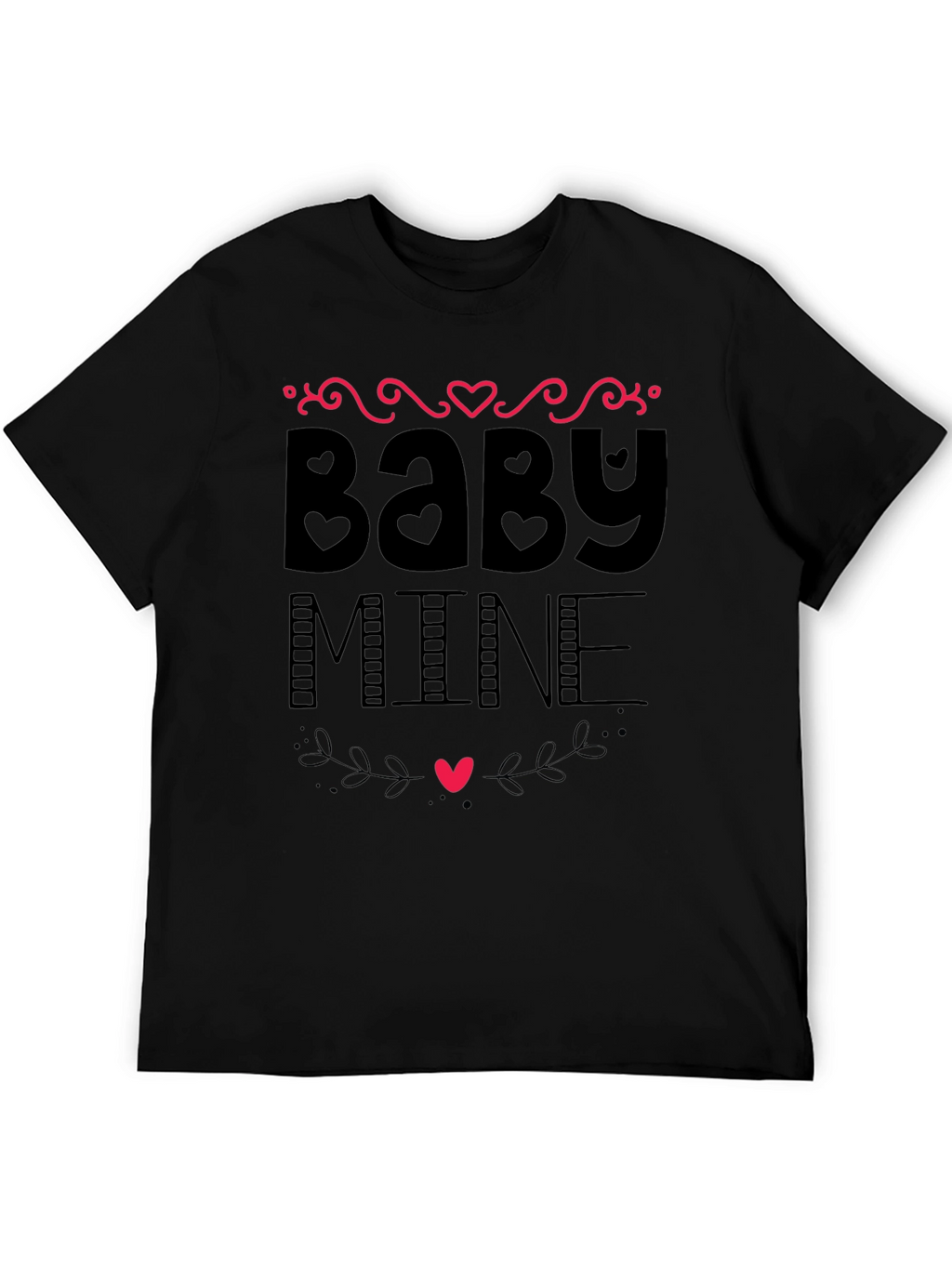 Baby Mine Graphic Tee - Heart Design