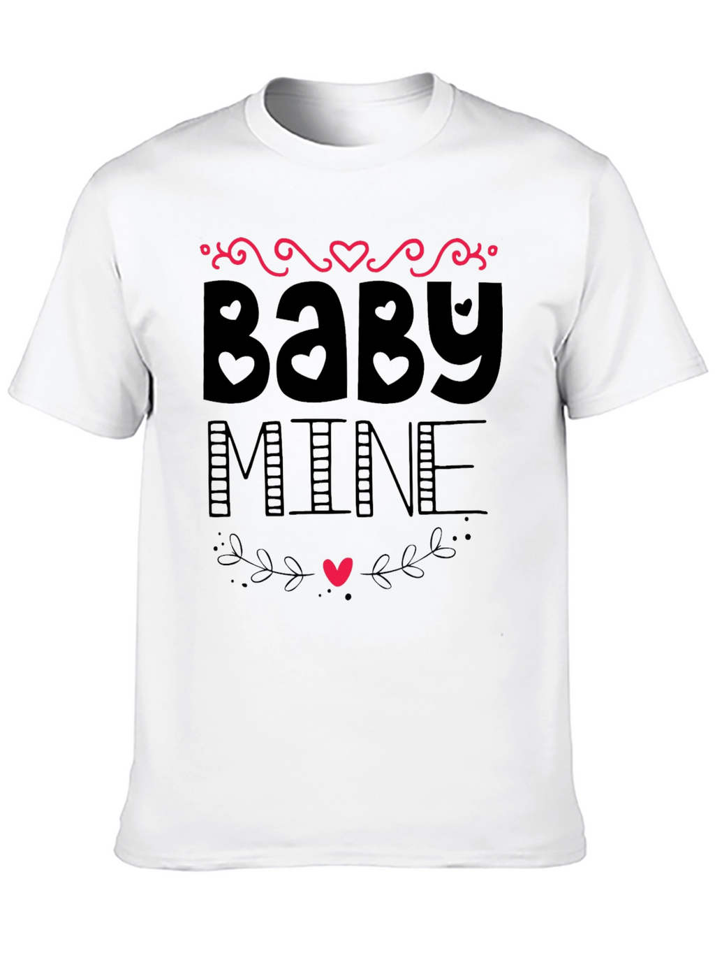 Baby Mine Graphic Tee - Heart Design