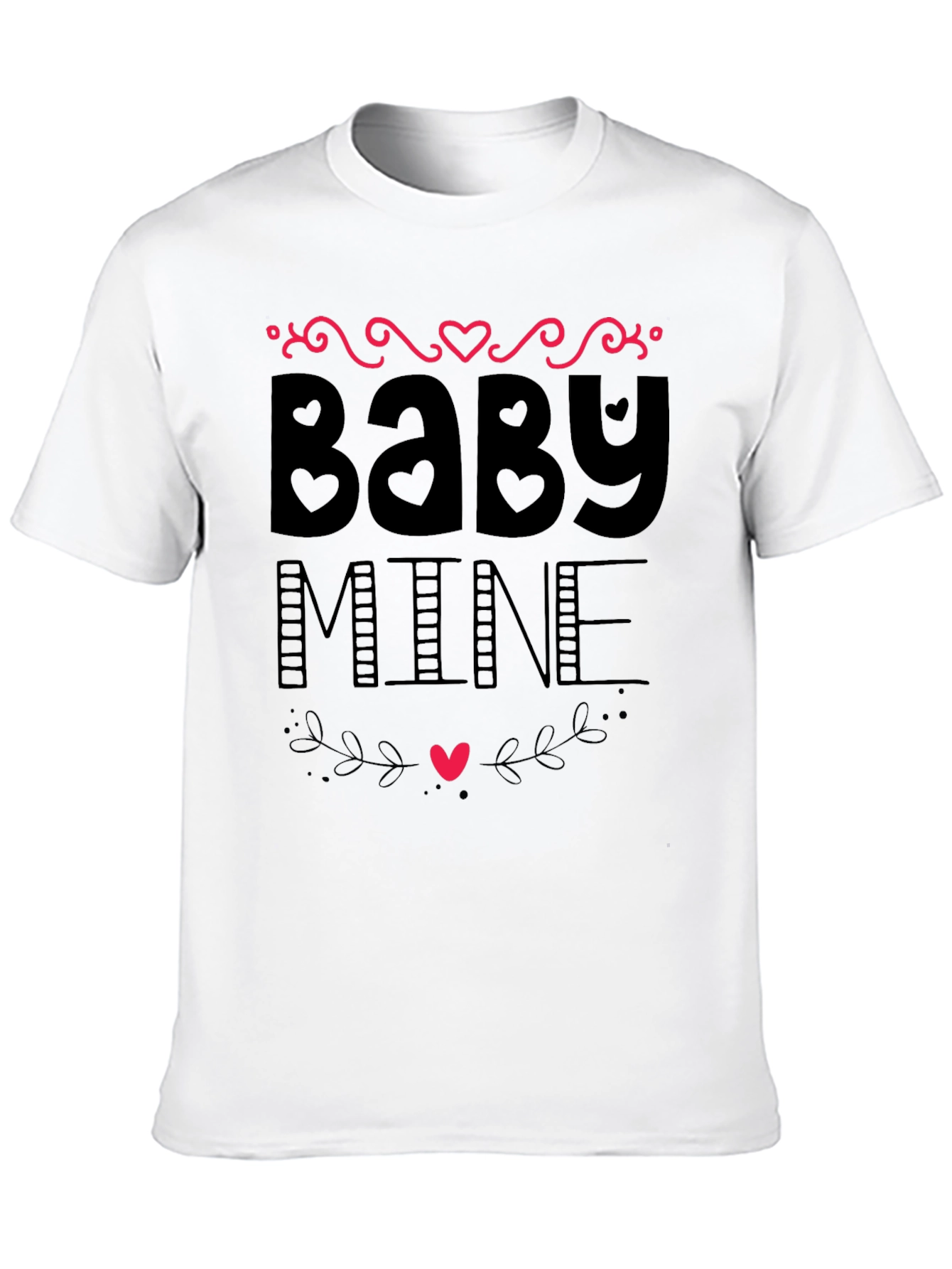 Baby Mine Graphic Tee - Heart Design