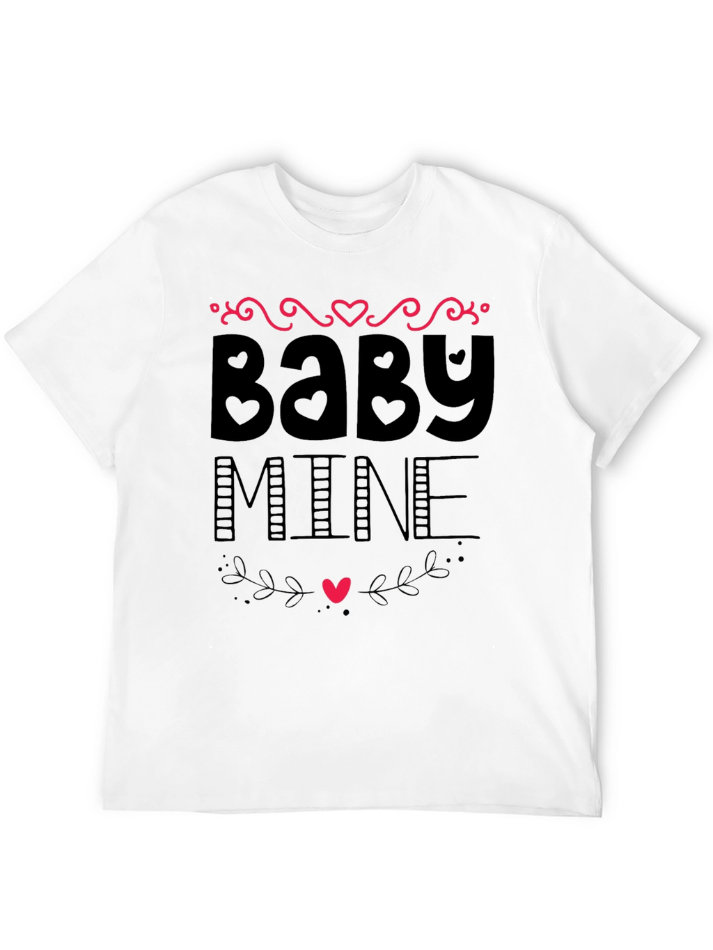 Baby Mine Graphic Tee - Heart Design