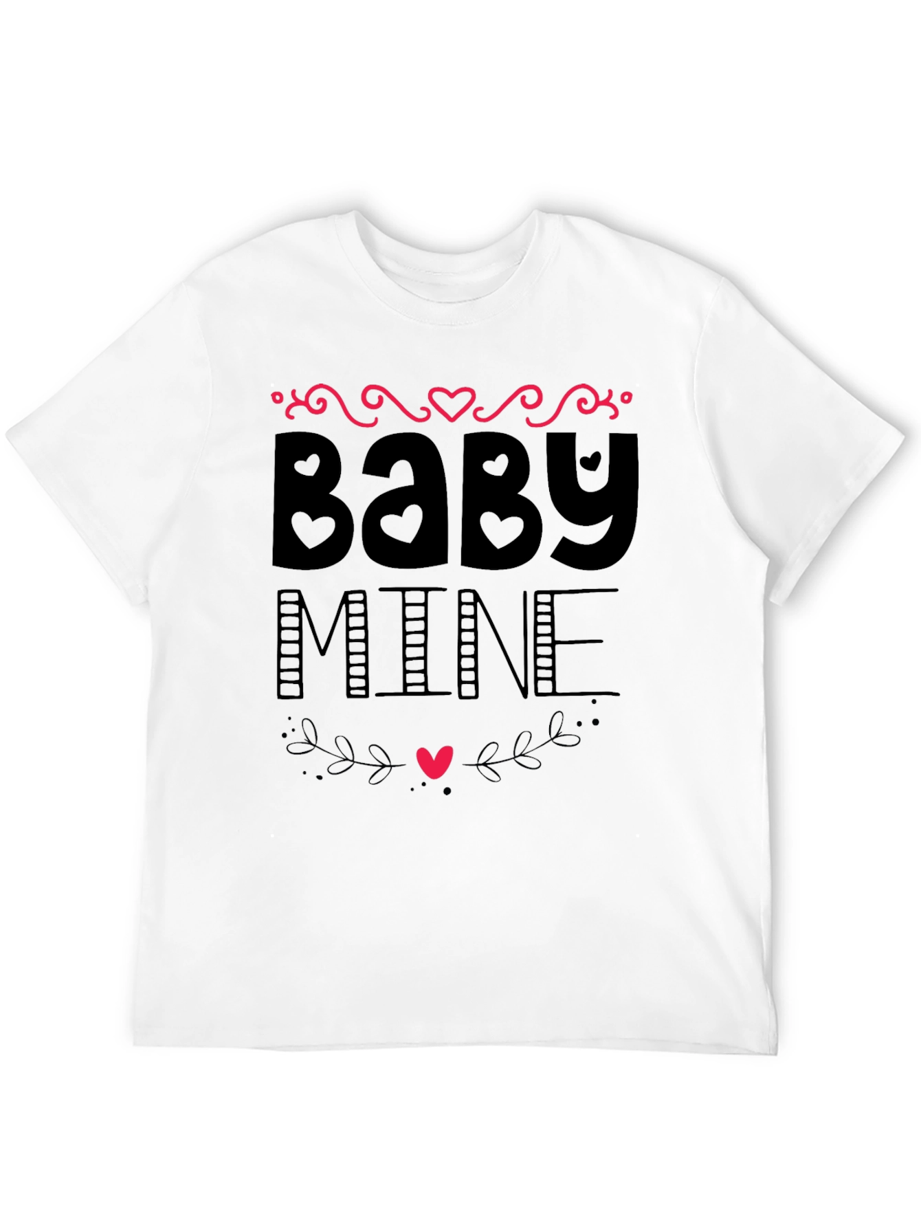 Baby Mine Graphic Tee - Heart Design