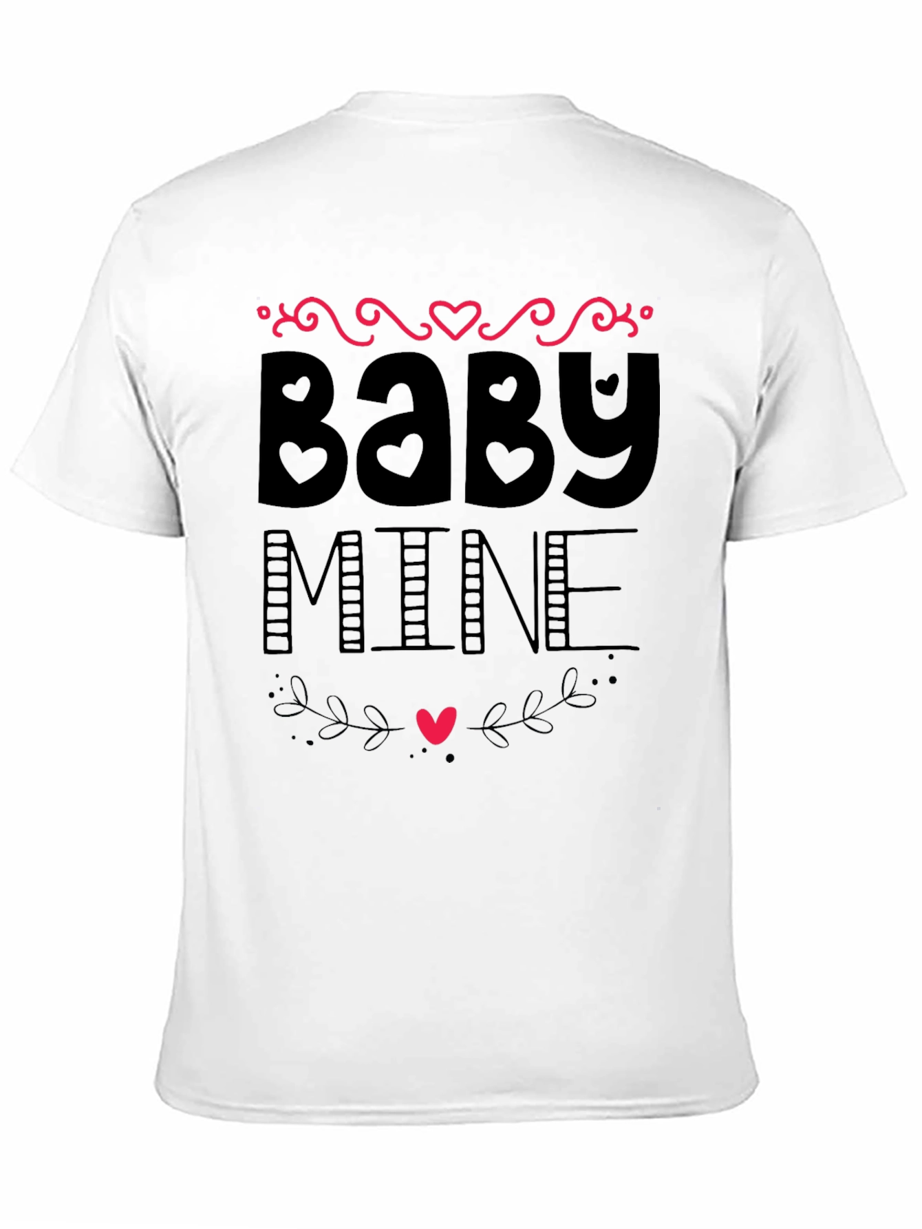 Baby Mine Graphic Tee - Heart Design
