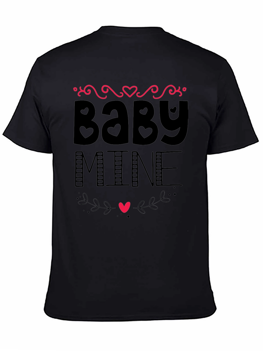 Baby Mine Graphic Tee - Heart Design