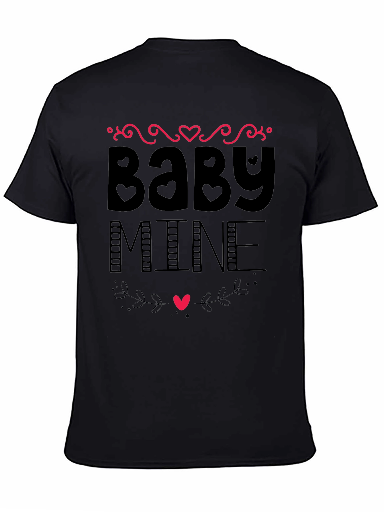Baby Mine Graphic Tee - Heart Design