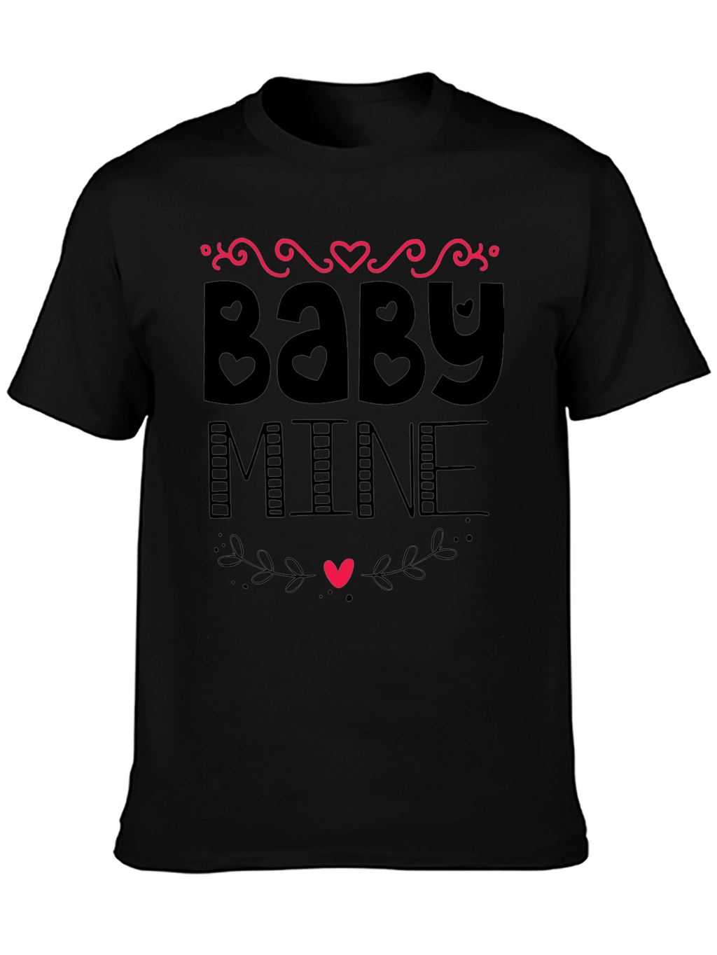 Baby Mine Graphic Tee - Heart Design