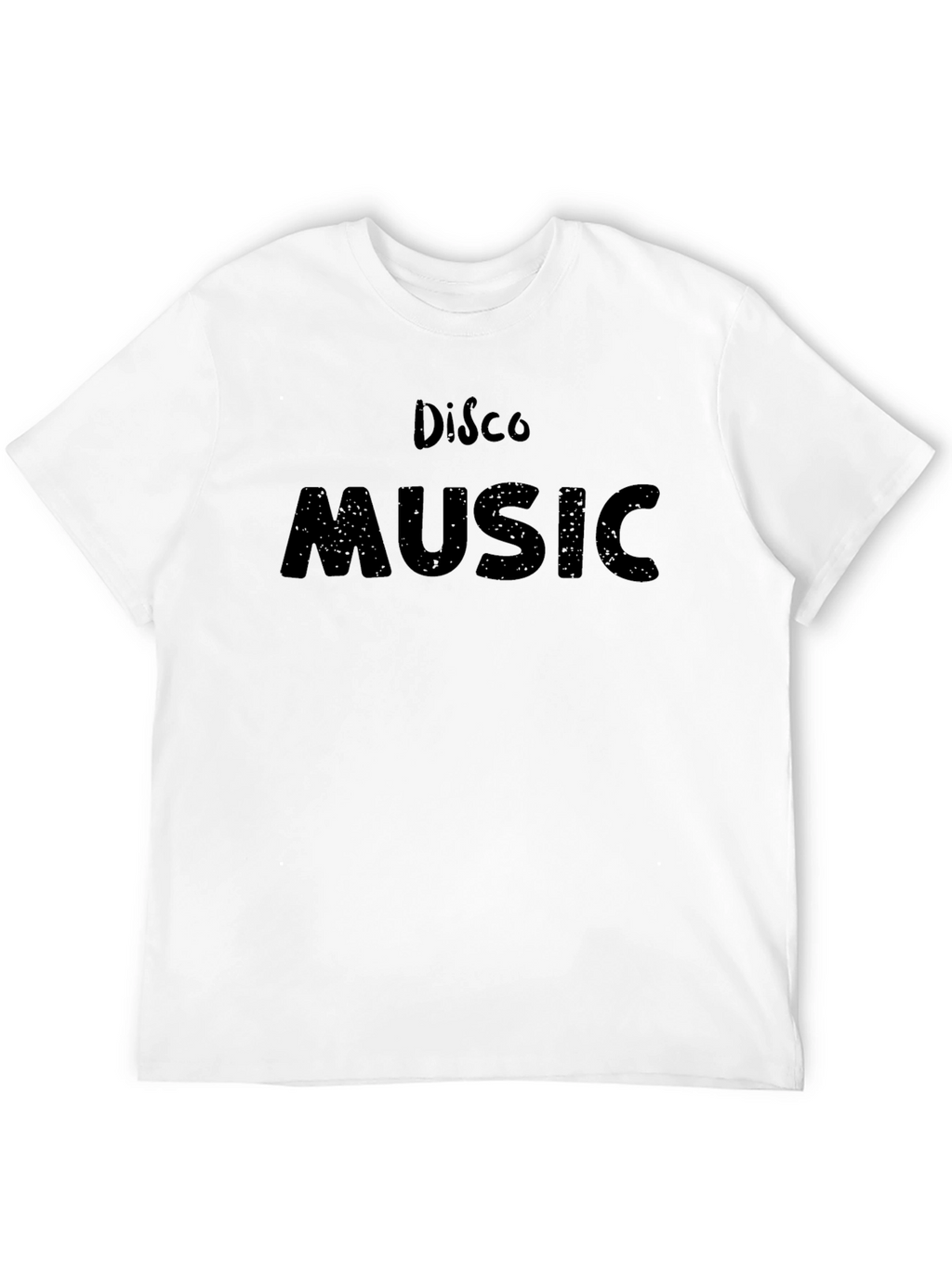 Disco Music Black Graphic Tee