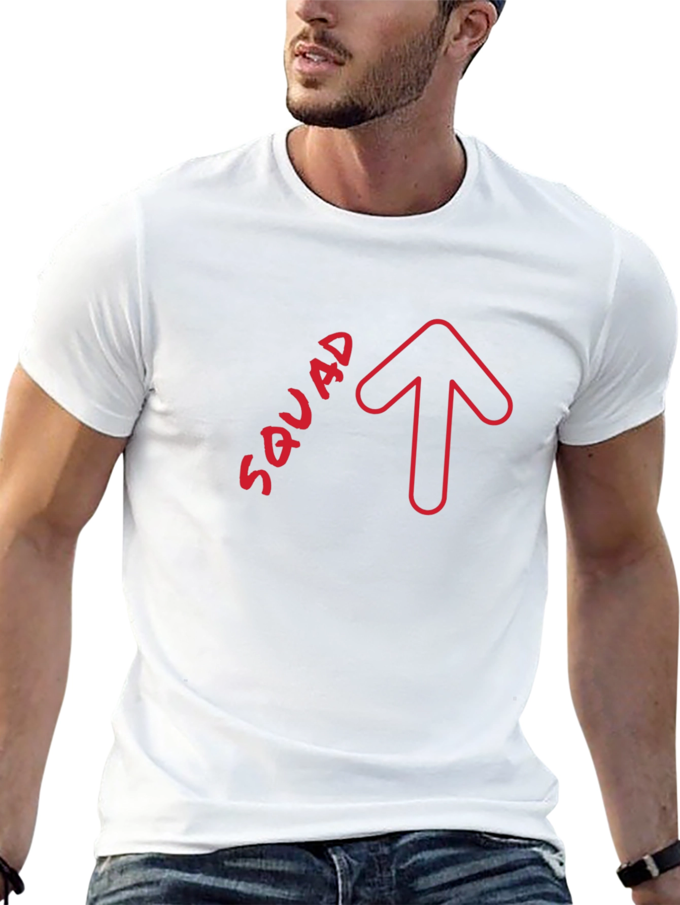 Squad Up Arrow T-Shirt - Stylish Graphic Tee