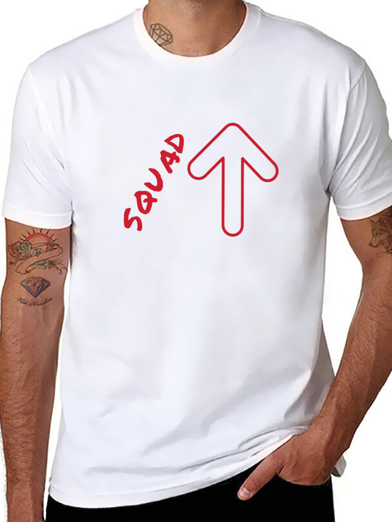 Squad Up Arrow T-Shirt - Stylish Graphic Tee