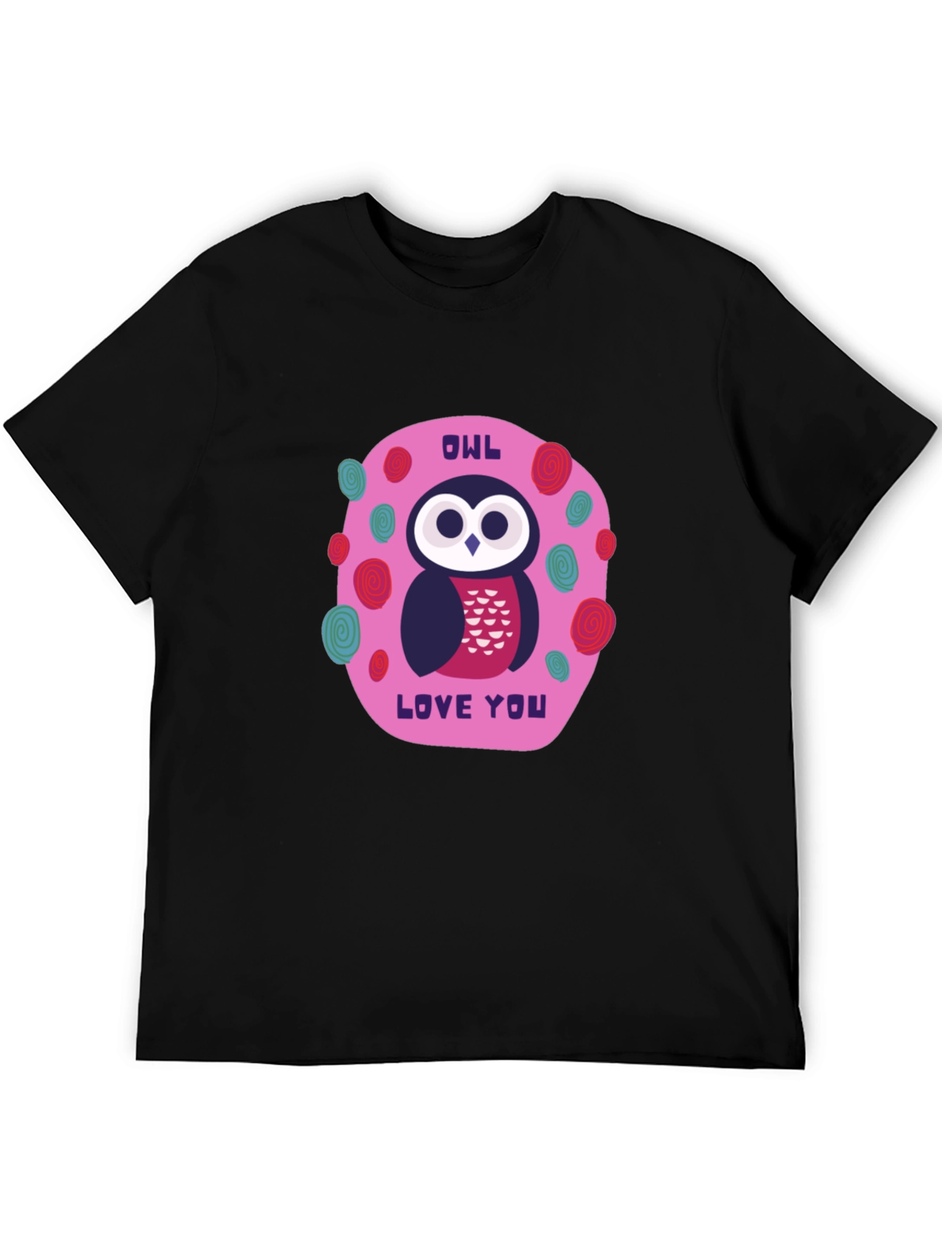 Owl Love You Graphic Tee - Black