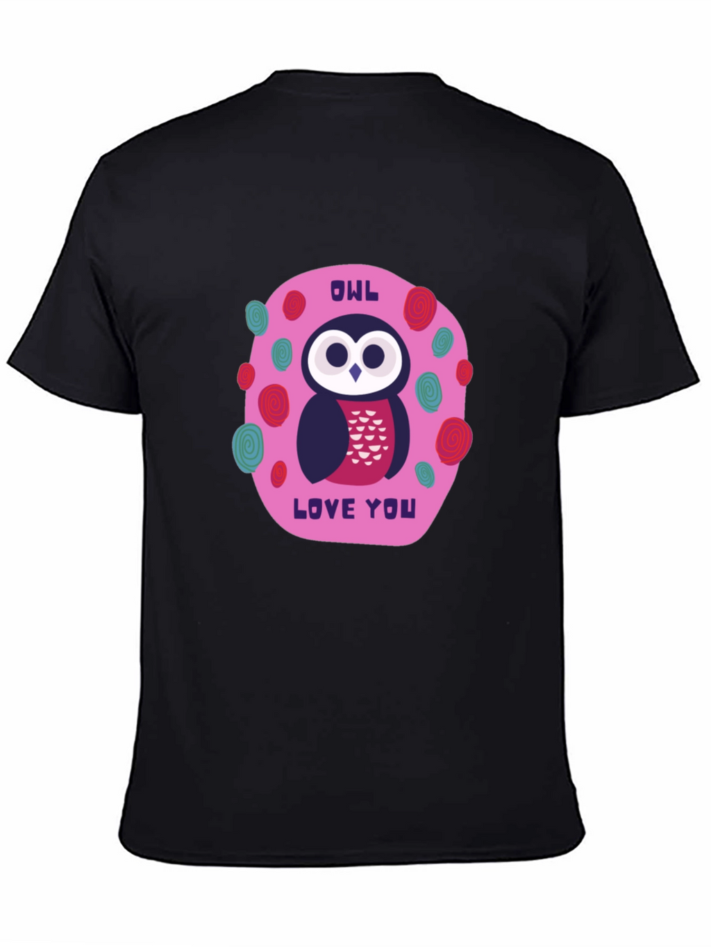 Owl Love You Graphic Tee - Black