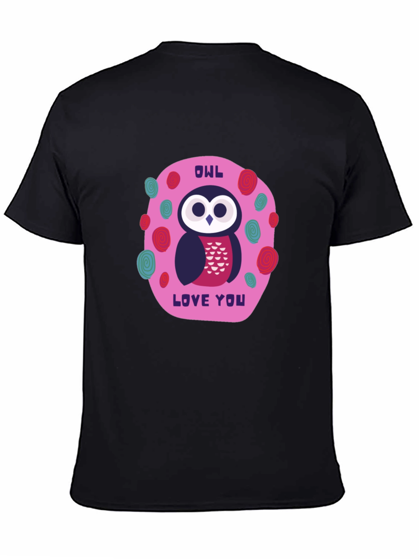 Owl Love You Graphic Tee - Black
