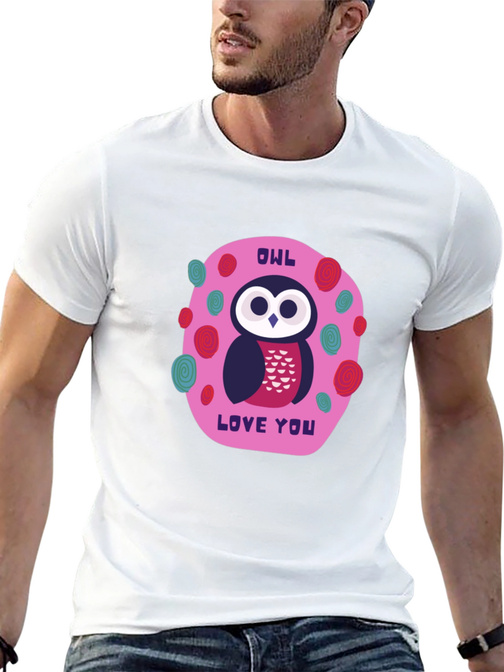 Owl Love You Graphic Tee - Black
