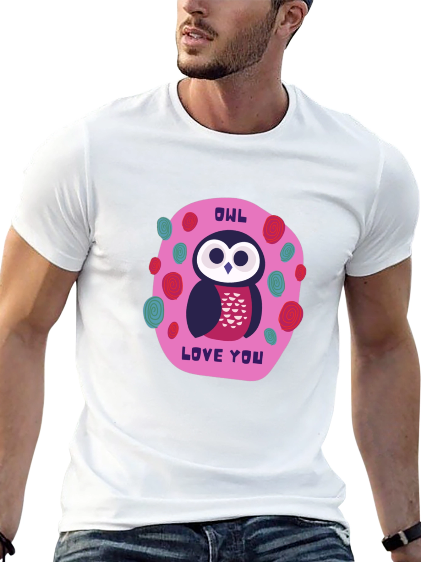 Owl Love You Graphic Tee - Black