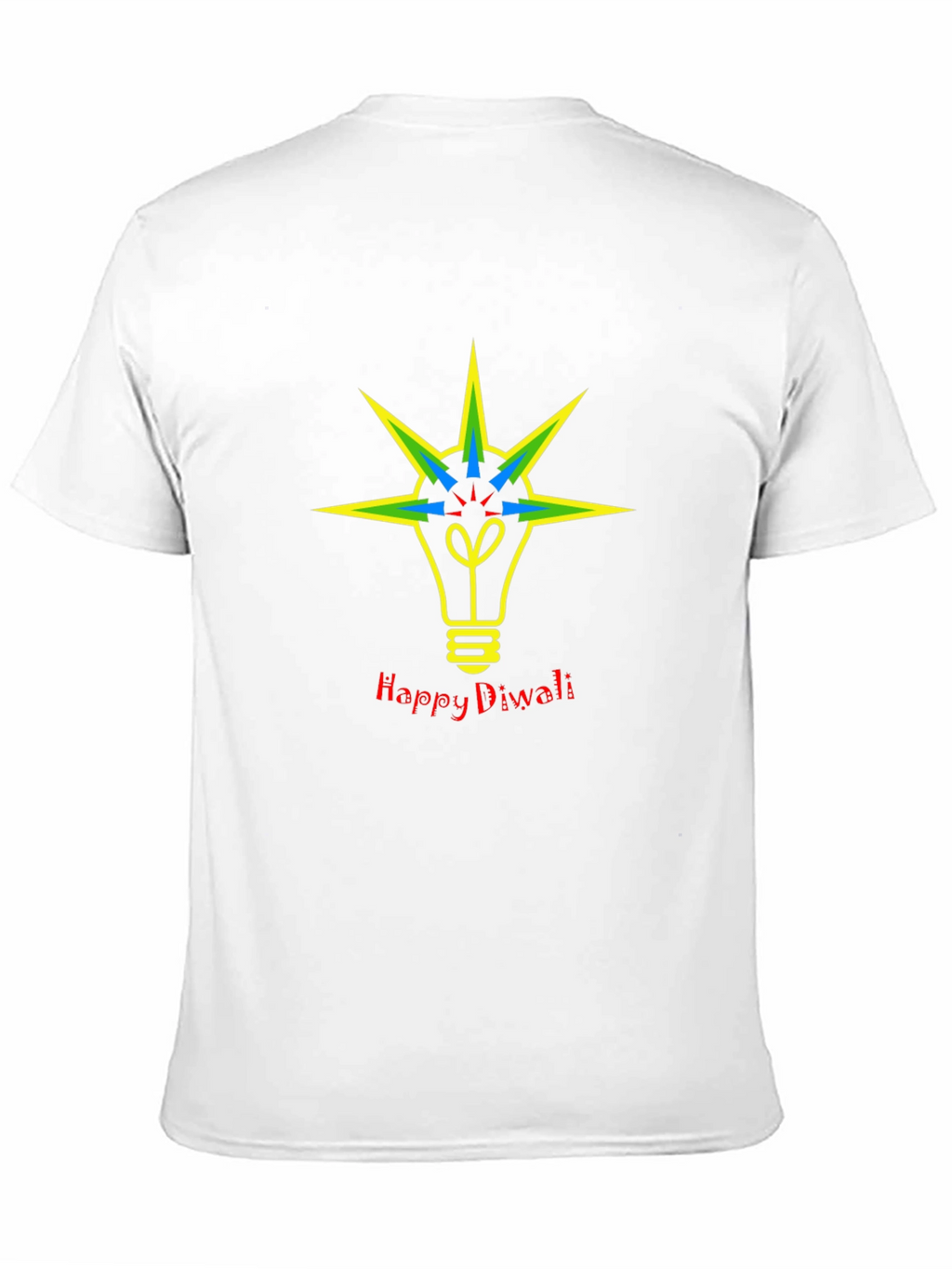 Happy Diwali Lightbulb Graphic Tee