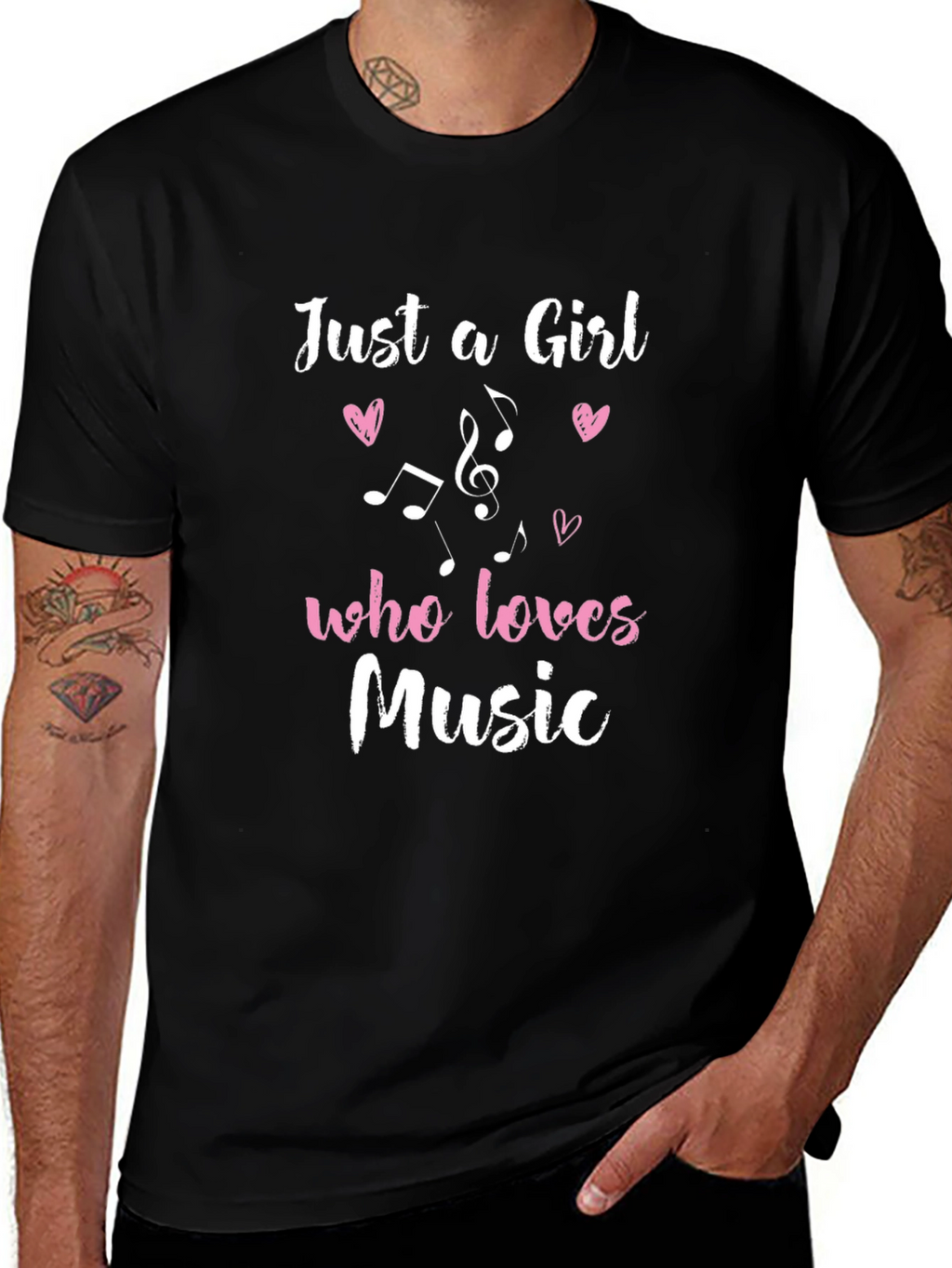 Just a Girl Who Loves Music T-Shirt