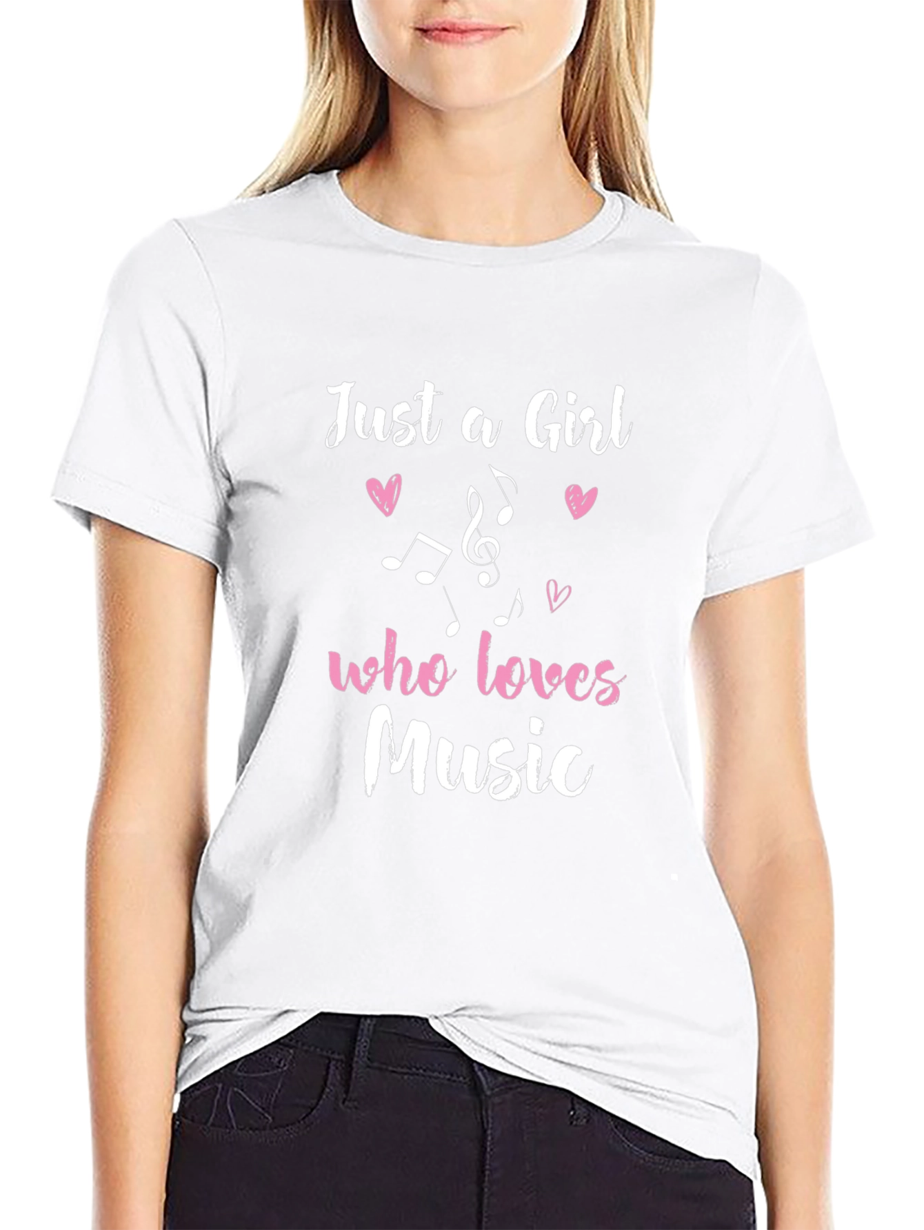 Just a Girl Who Loves Music T-Shirt