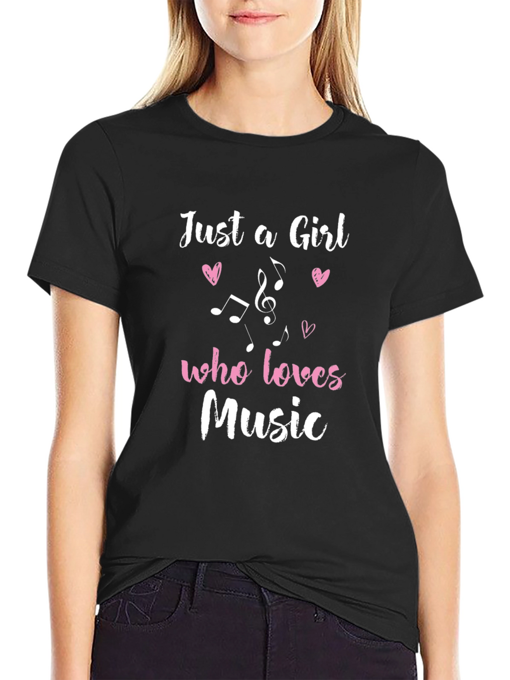 Just a Girl Who Loves Music T-Shirt