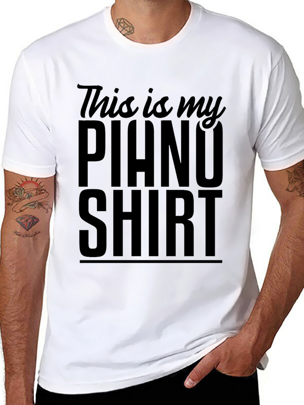 This is My Piano Shirt - Musicians Tee