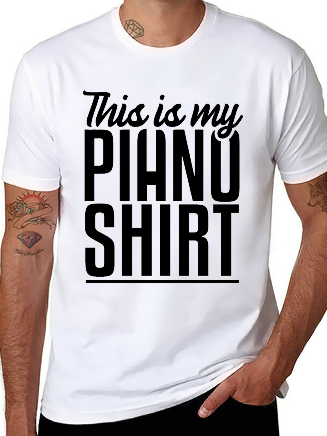 This is My Piano Shirt - Musicians Tee