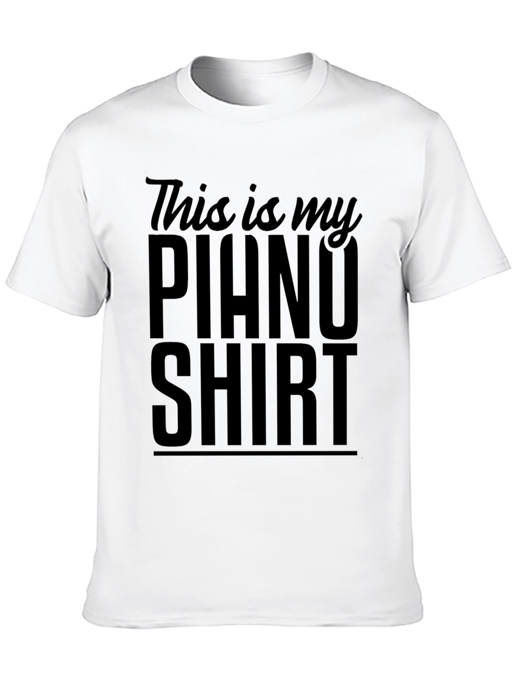 This is My Piano Shirt - Musicians Tee