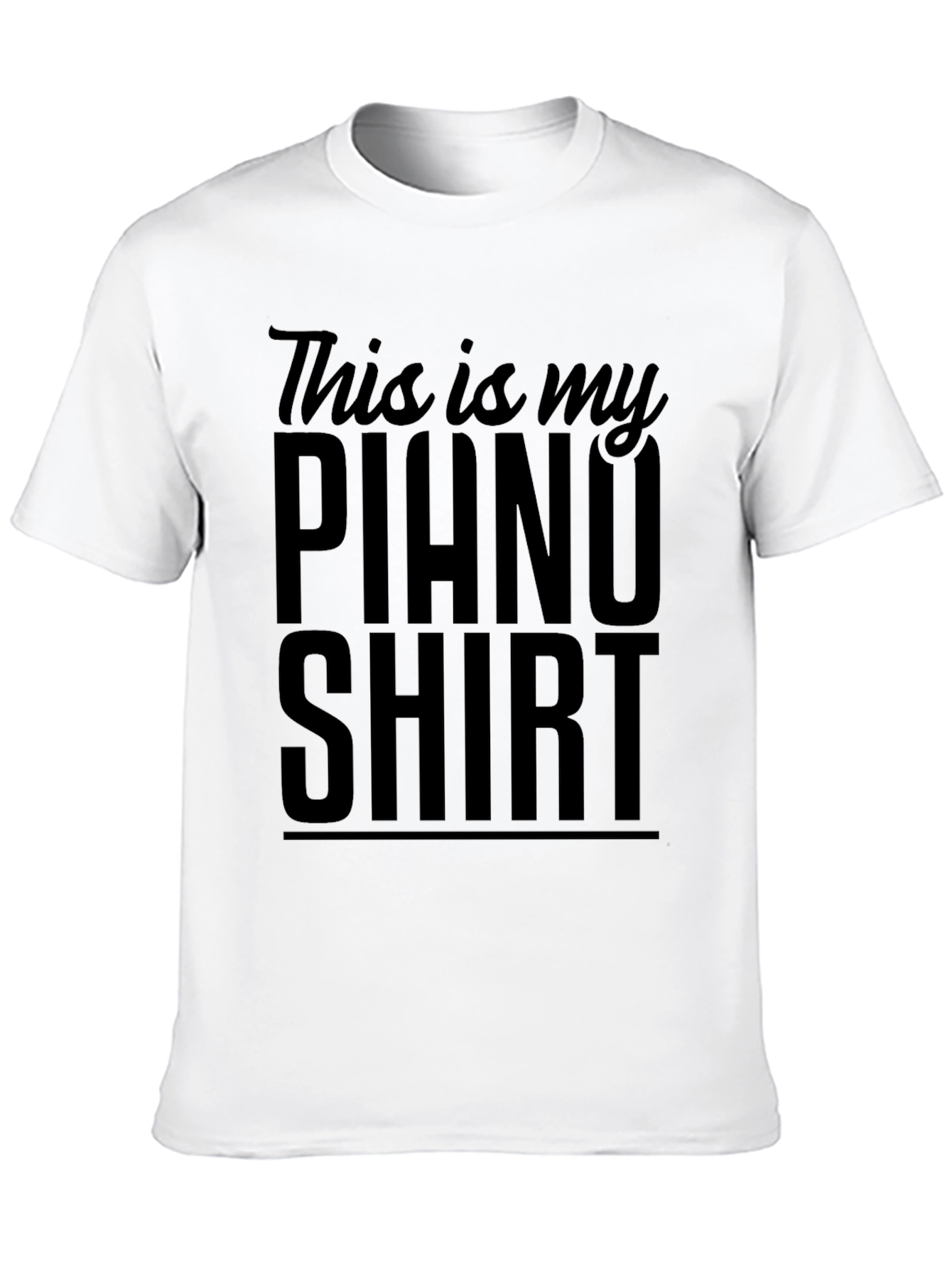 This is My Piano Shirt - Musicians Tee