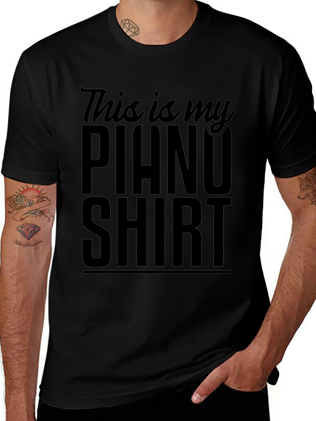 This is My Piano Shirt - Musicians Tee