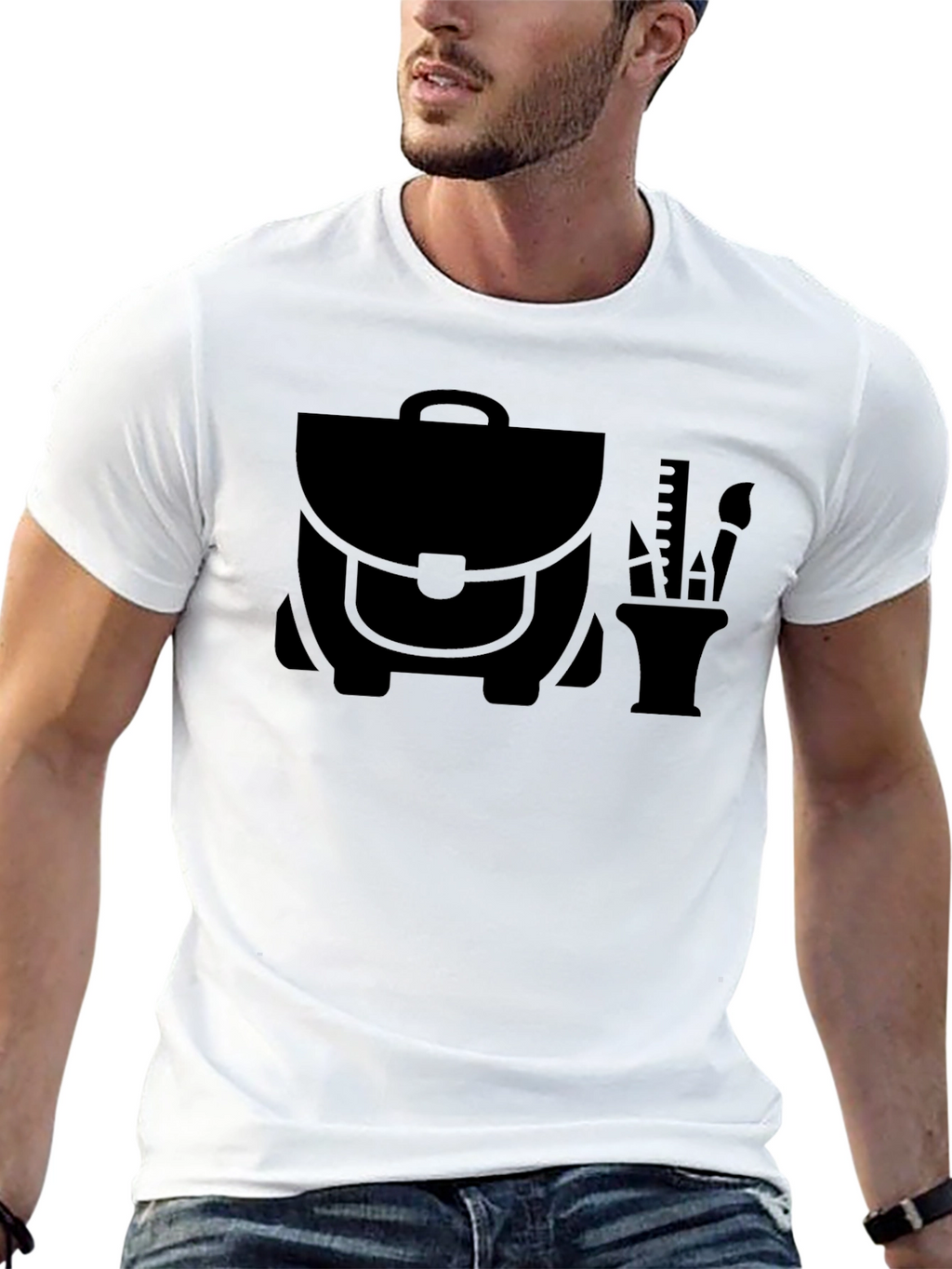Back to School Black T-Shirt