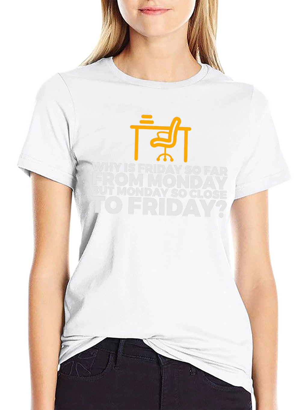 Why is Friday So Far T-Shirt - Black