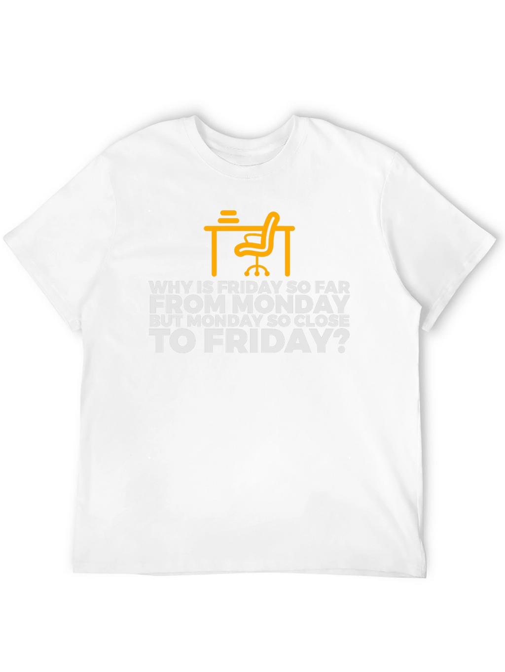 Why is Friday So Far T-Shirt - Black