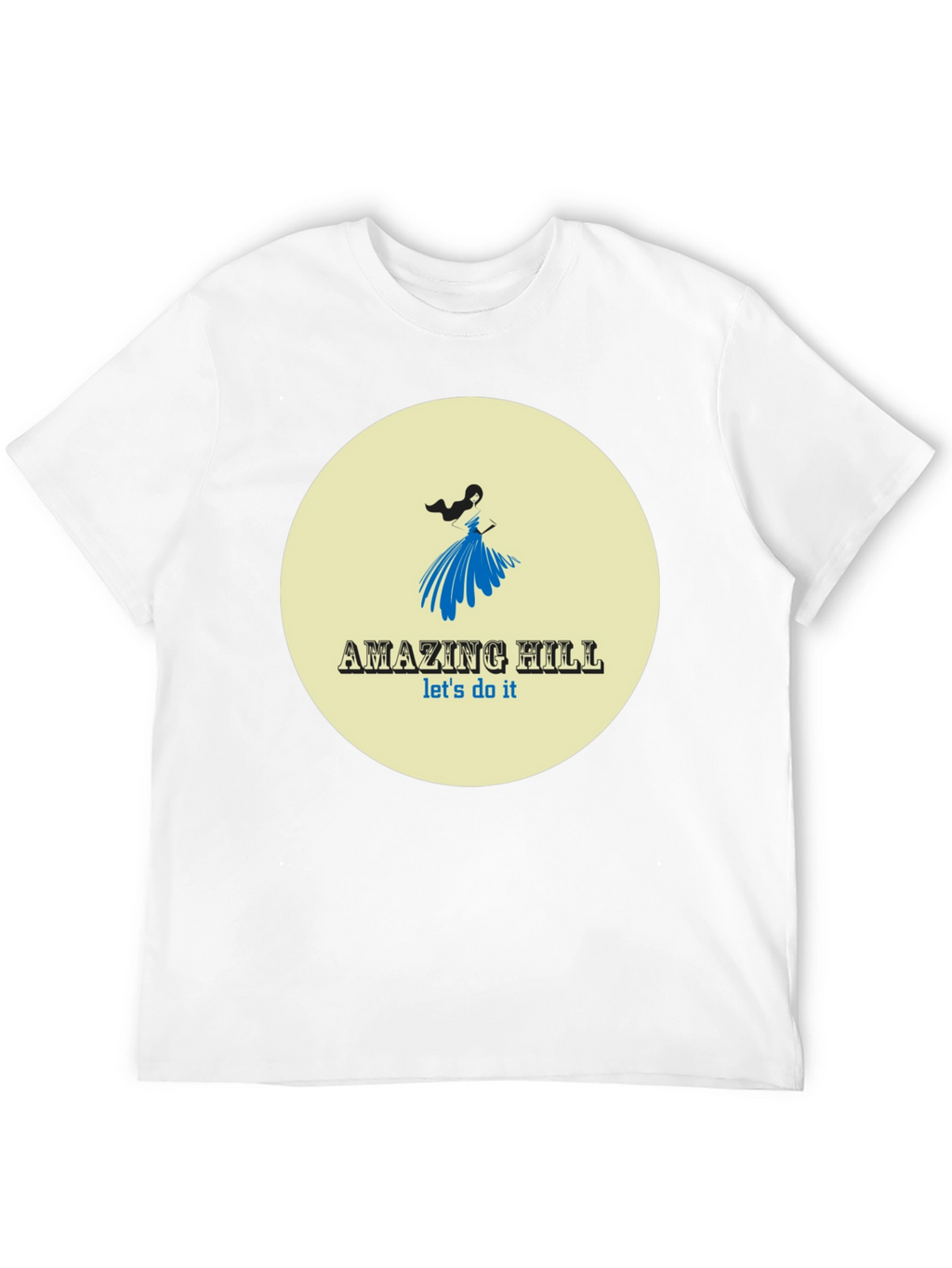 Amazing Hill T-Shirt Black Stylish Graphic Tee