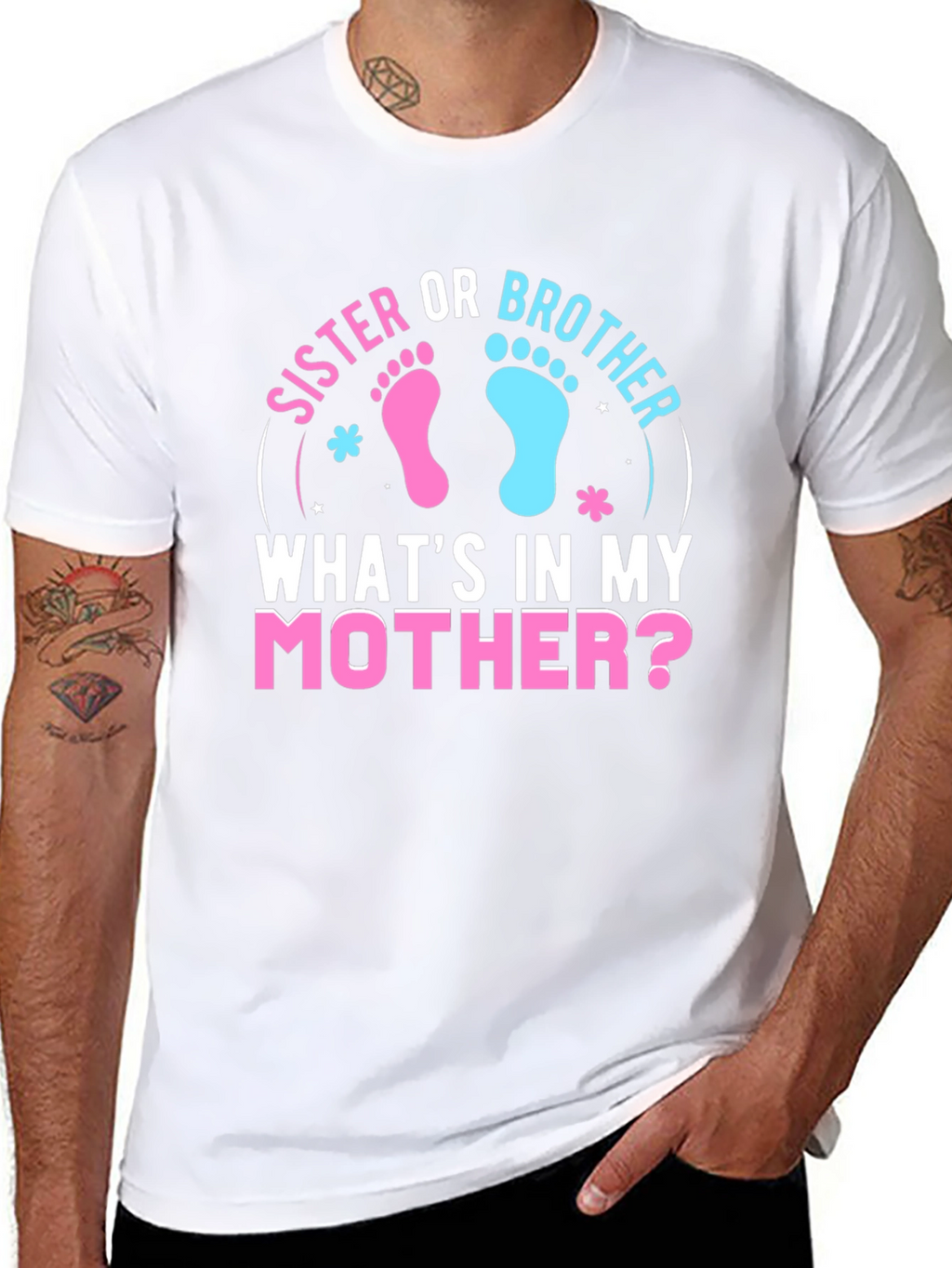 Sister Or Brother Gender Reveal T-Shirt