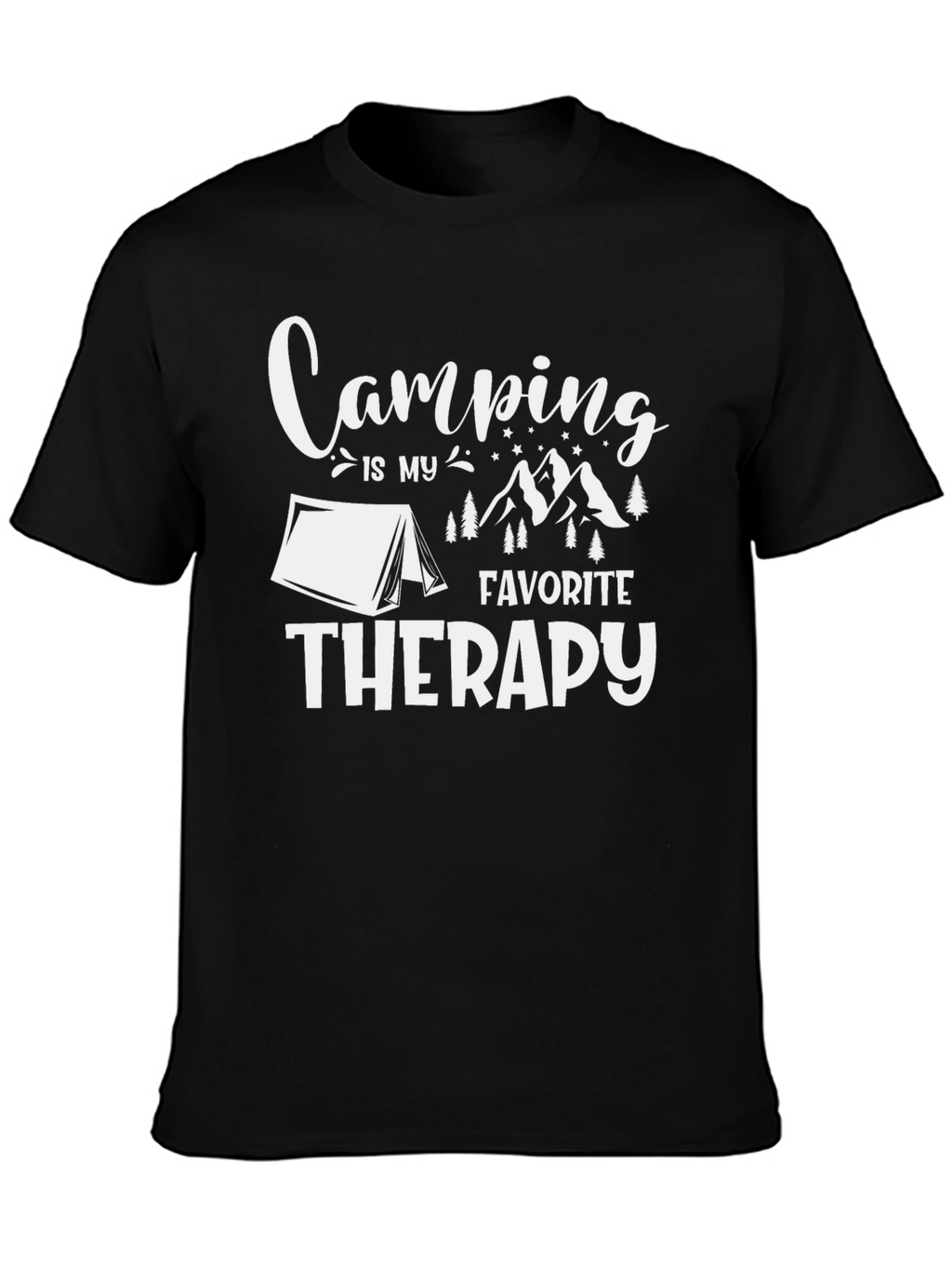 Camping is My Favorite Therapy T-Shirt