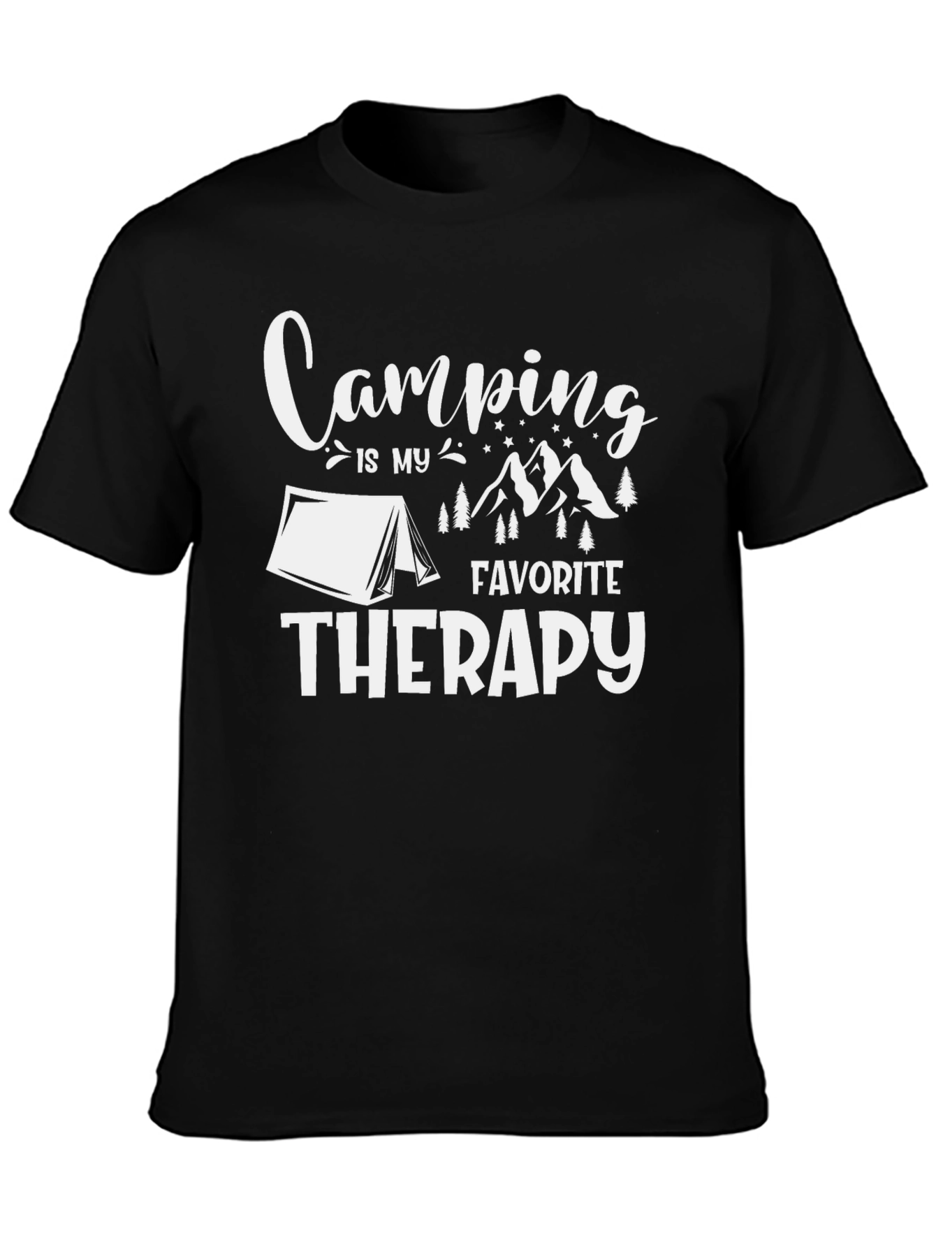 Camping is My Favorite Therapy T-Shirt