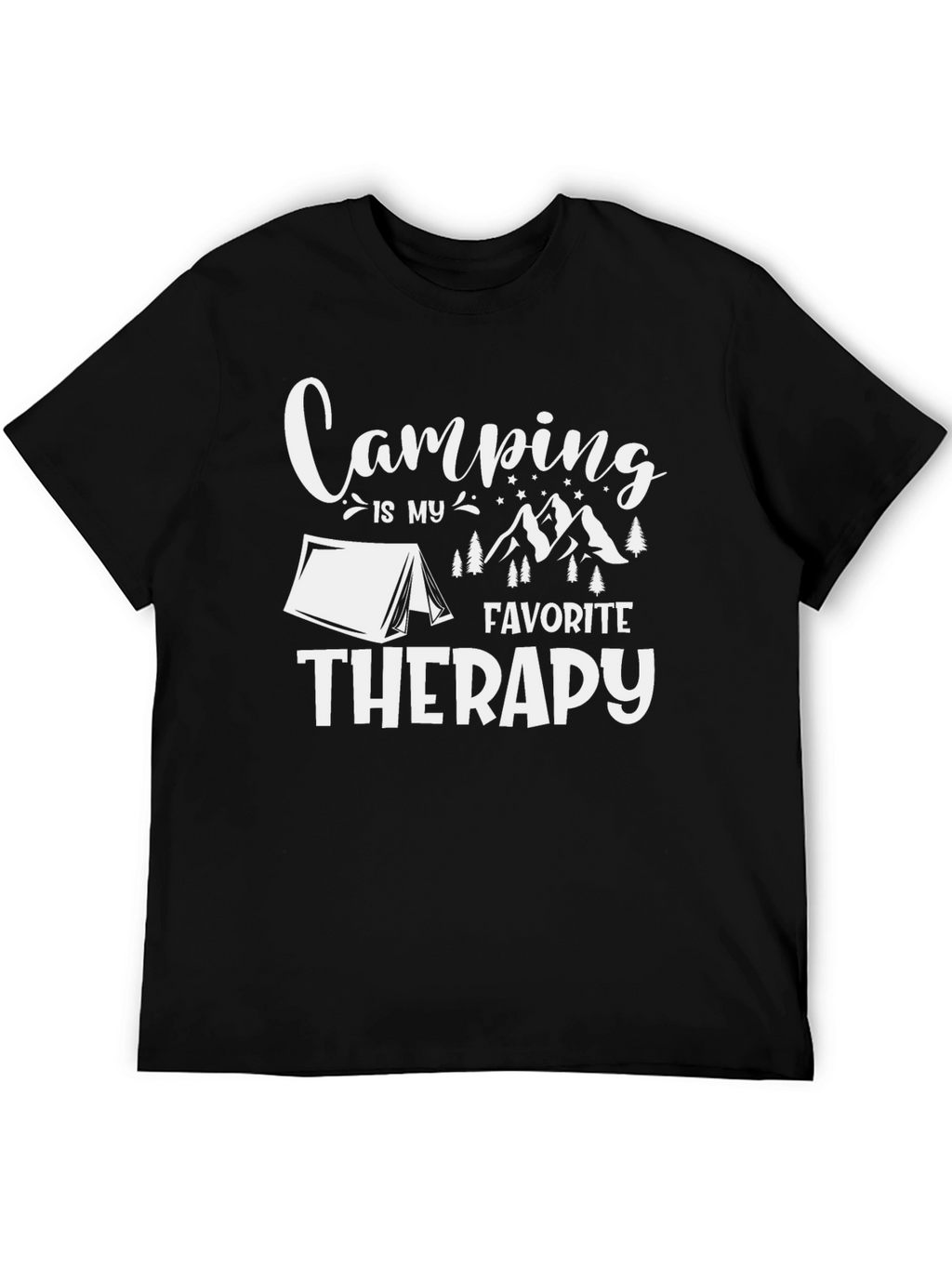 Camping is My Favorite Therapy T-Shirt